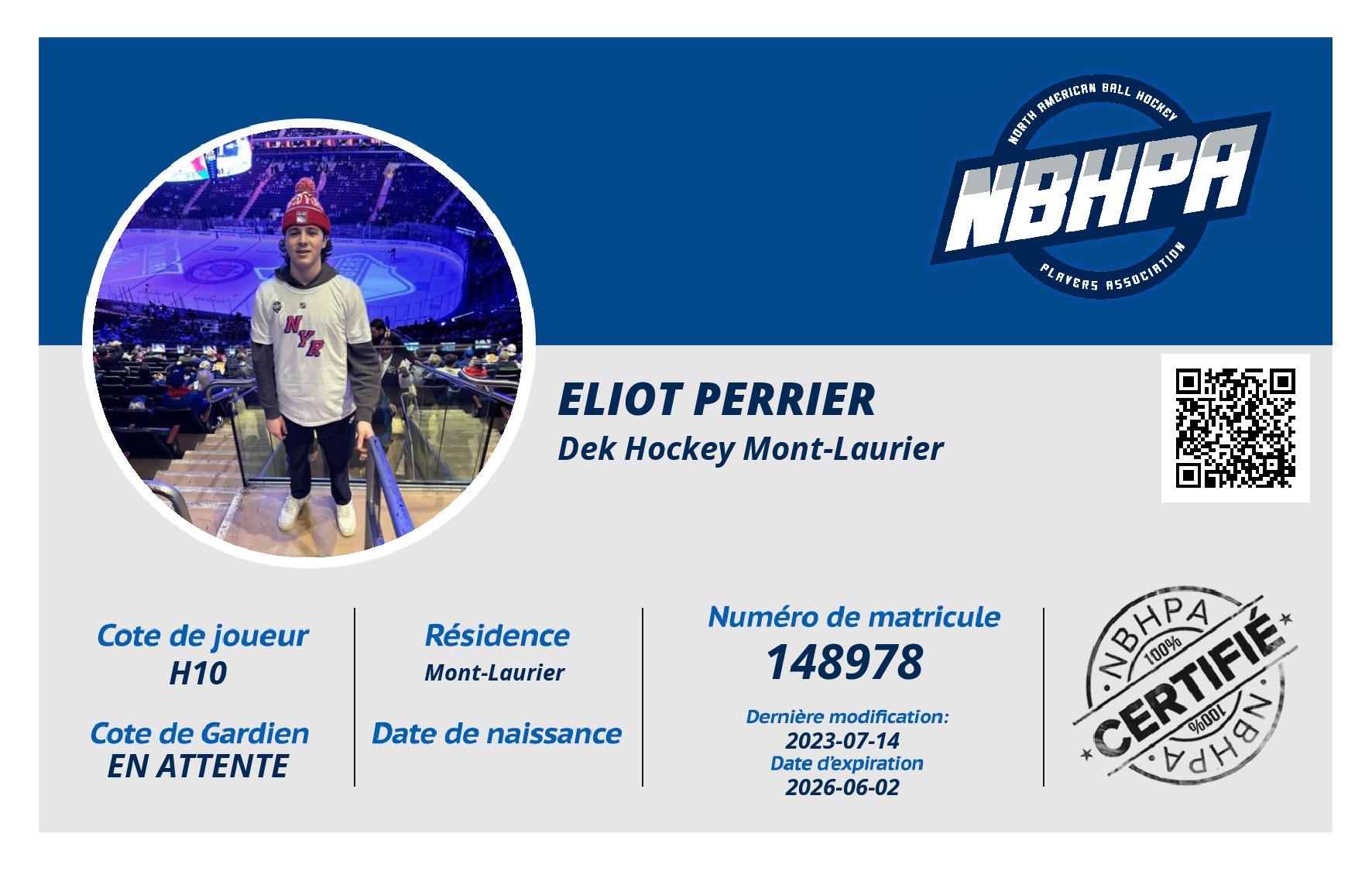 Eliot Perrier