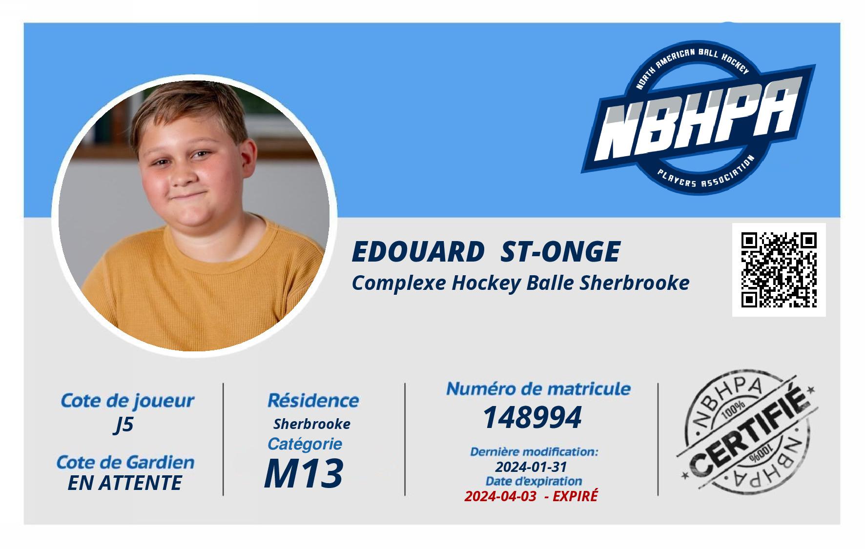 Edouard  St-Onge 