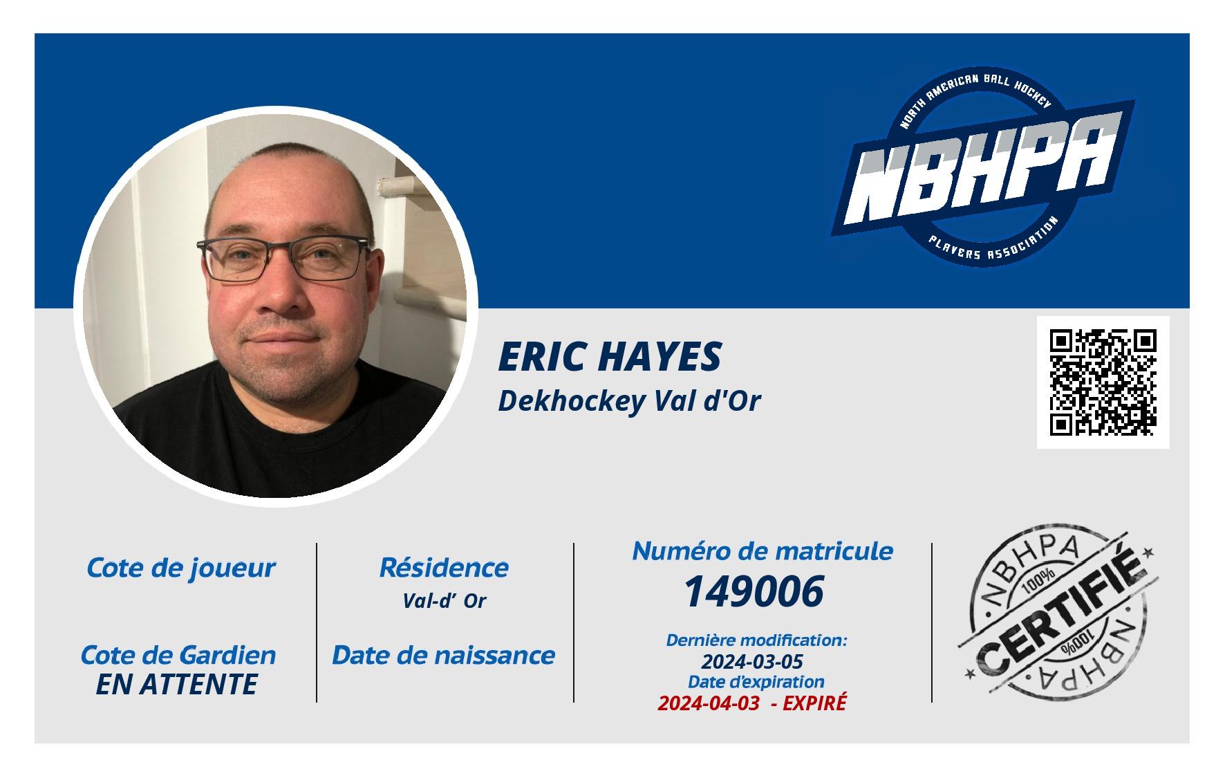 Eric Hayes