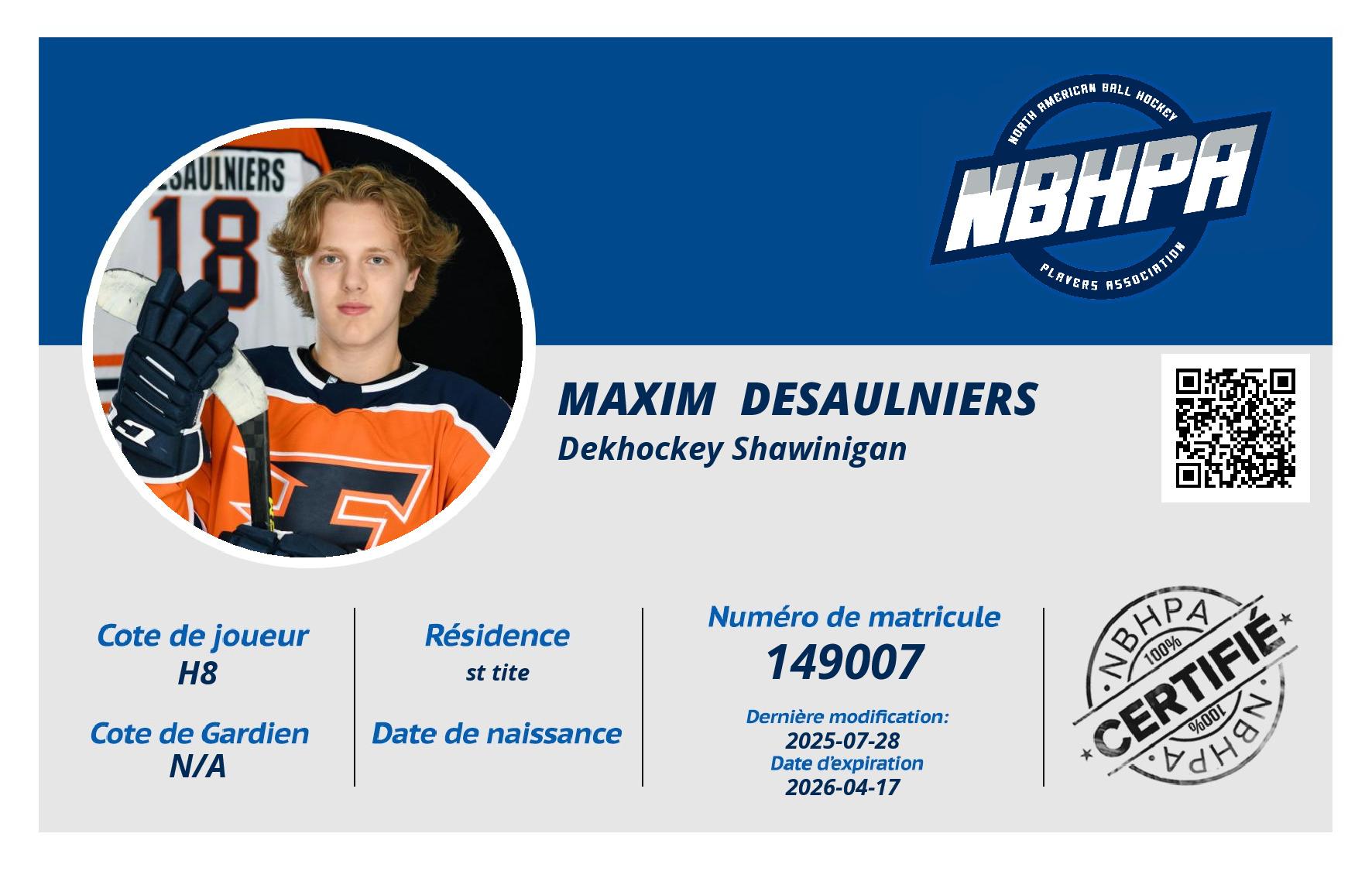 Maxim  Desaulniers