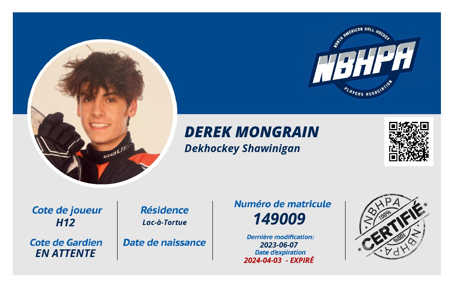 Derek Mongrain