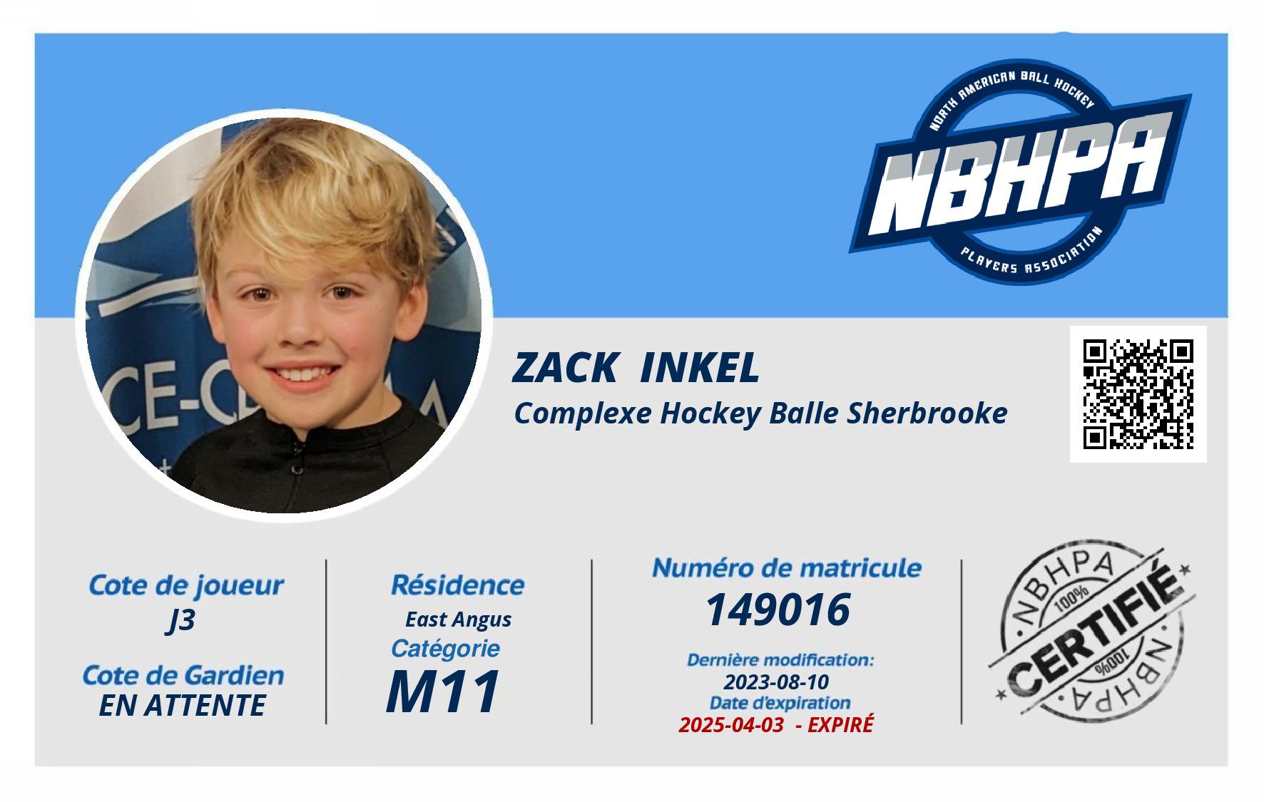 Zack  Inkel