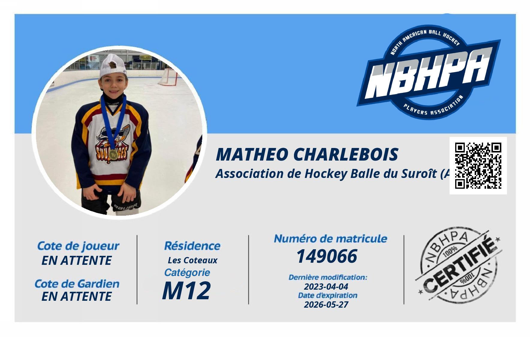 Matheo Charlebois