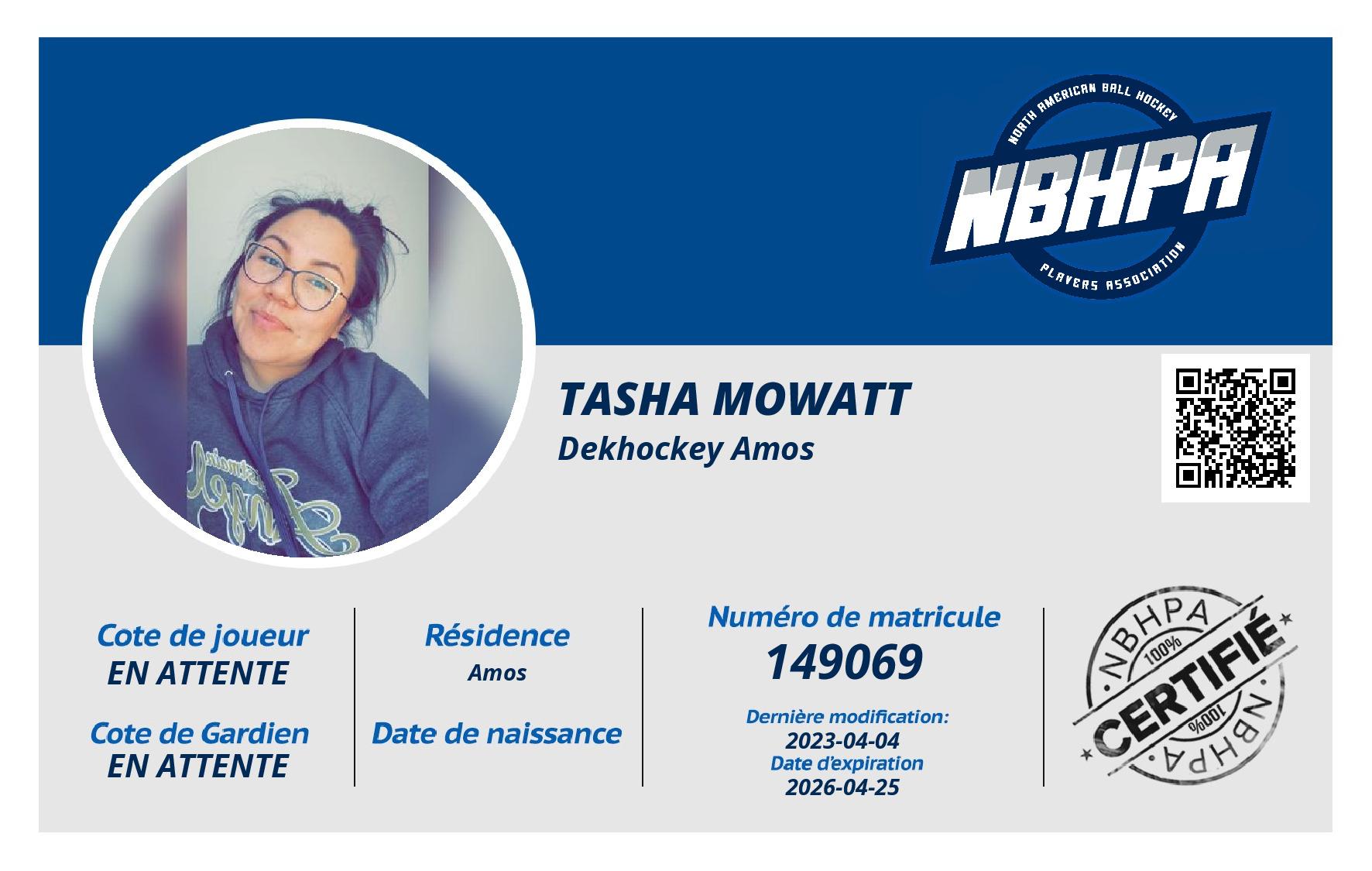 Tasha Mowatt