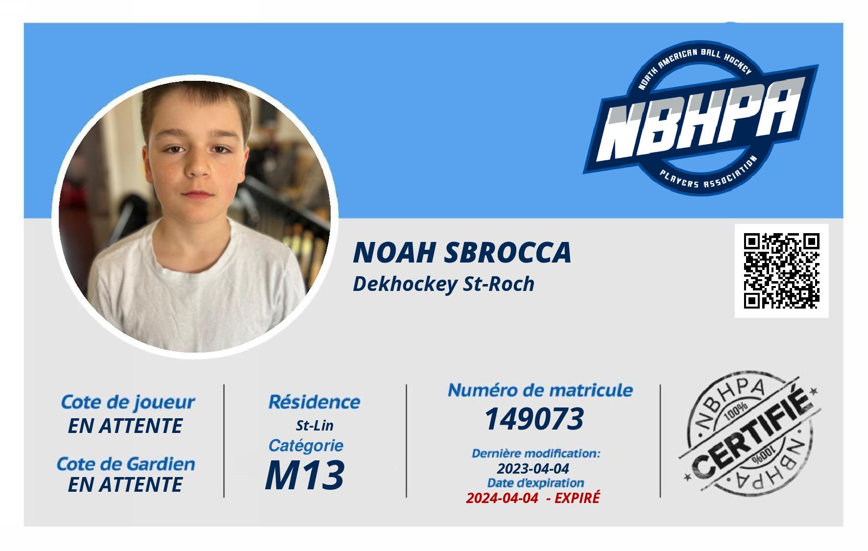 Noah Sbrocca
