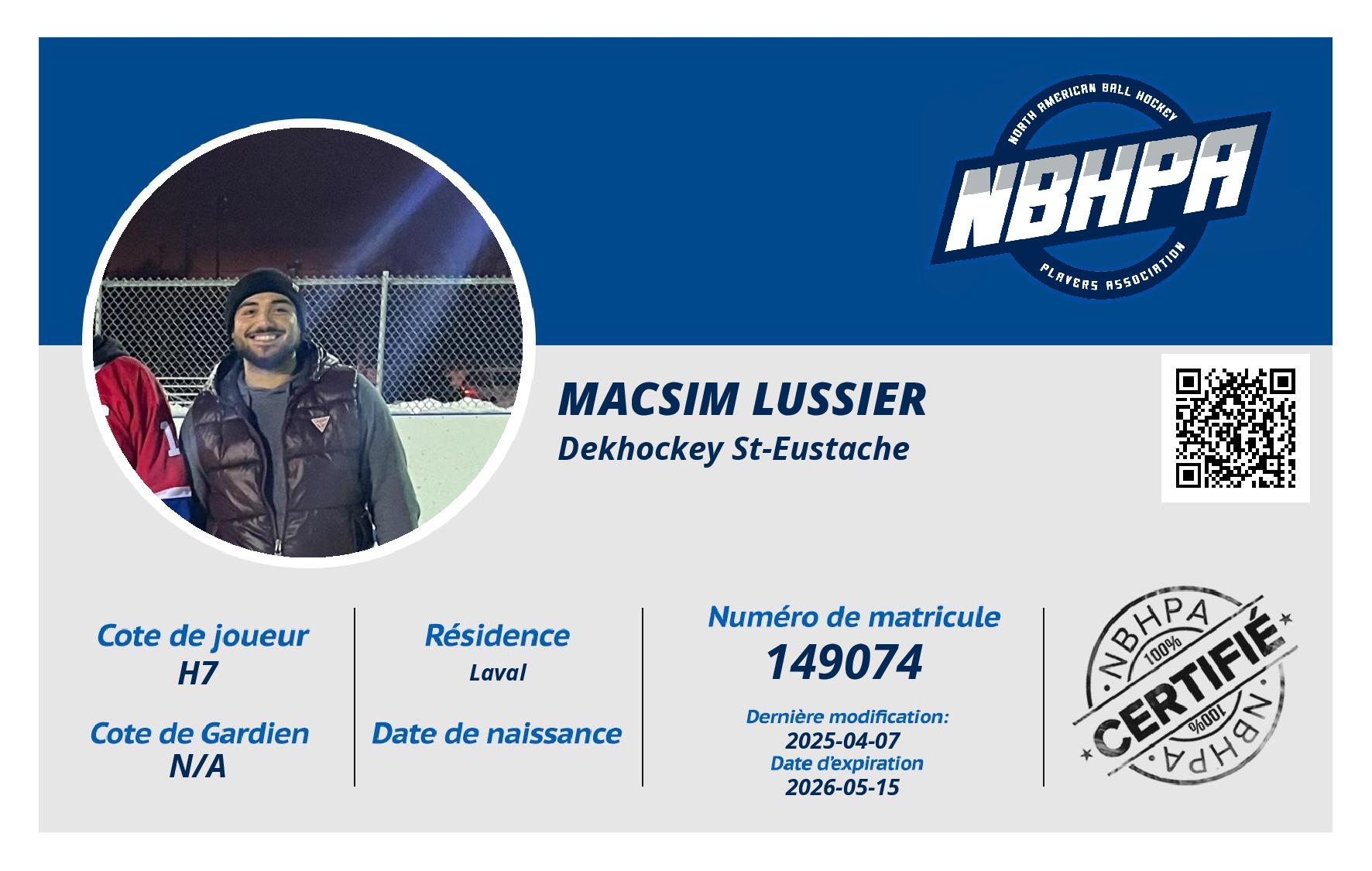 Macsim Lussier