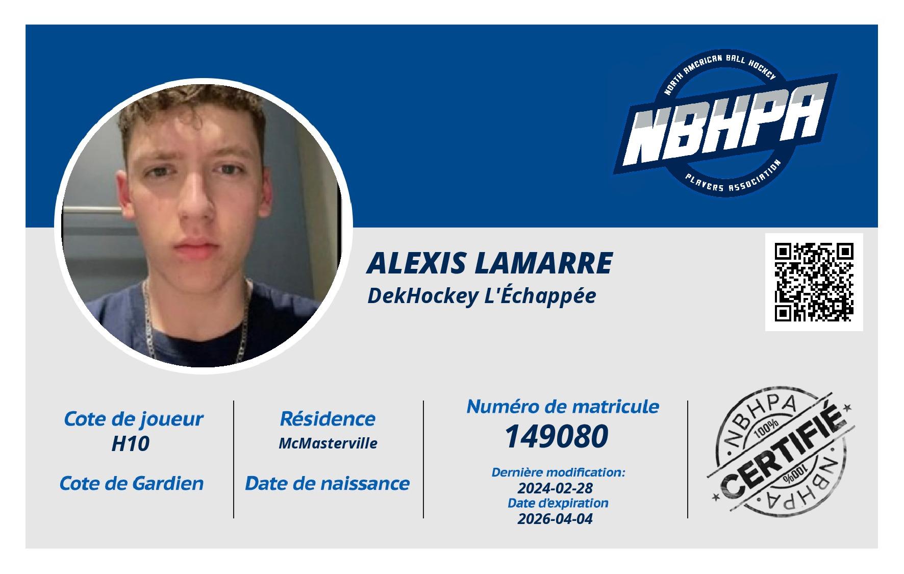 Alexis Lamarre
