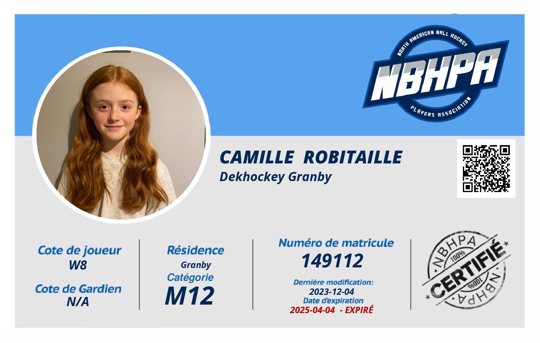 Camille  Robitaille