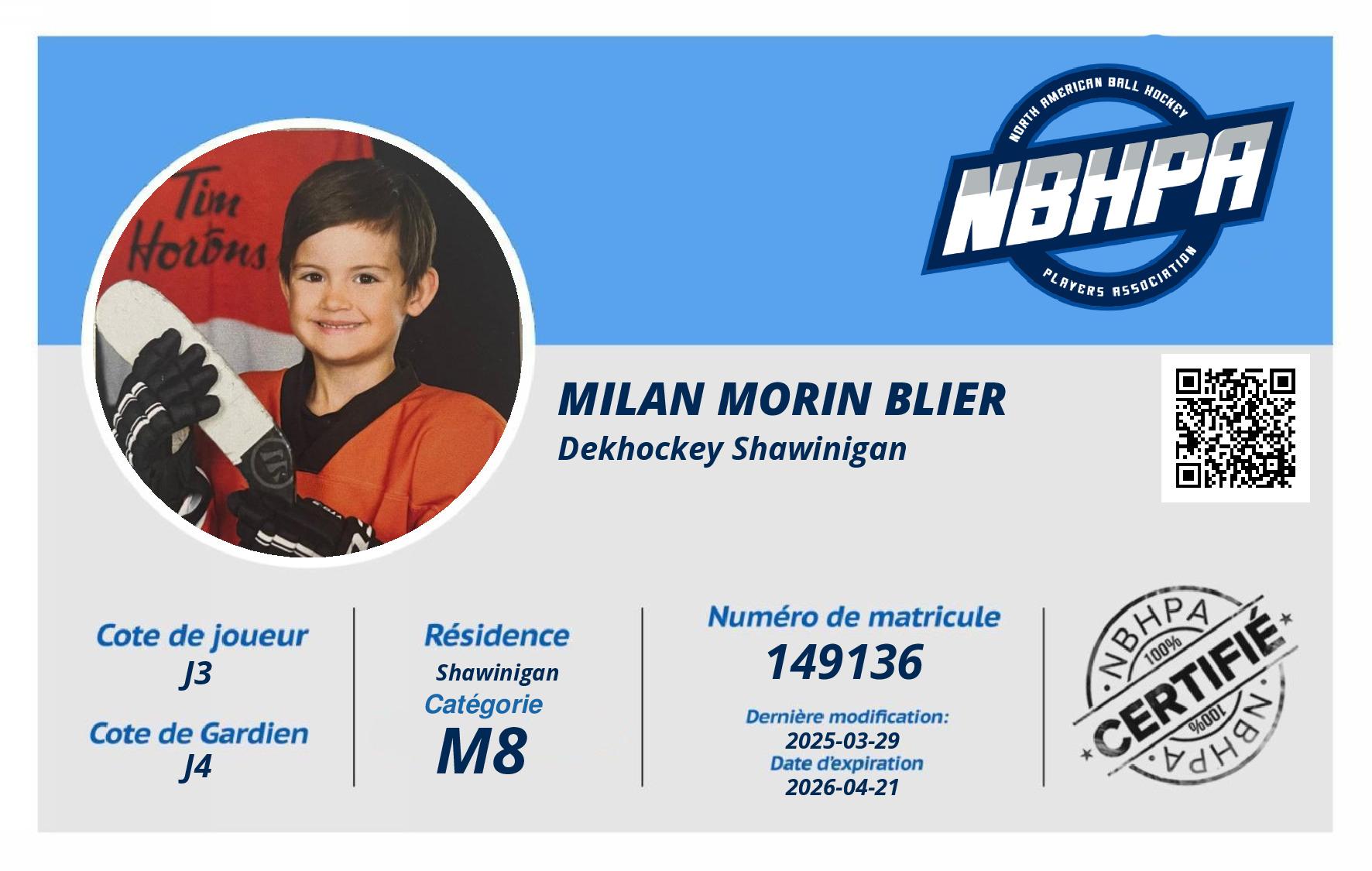 Milan Morin Blier