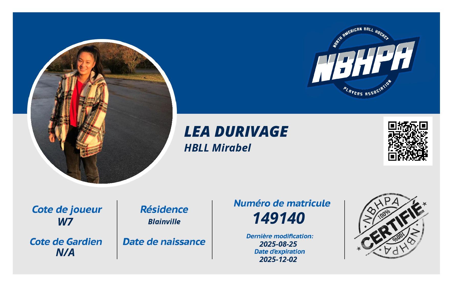 Lea Durivage