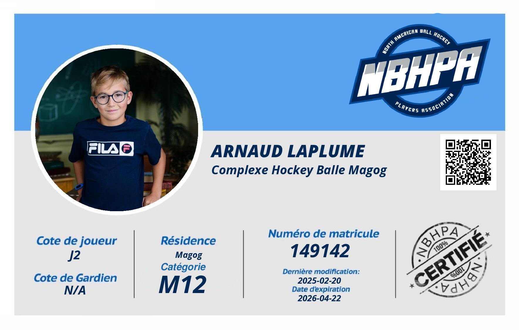 Arnaud Laplume