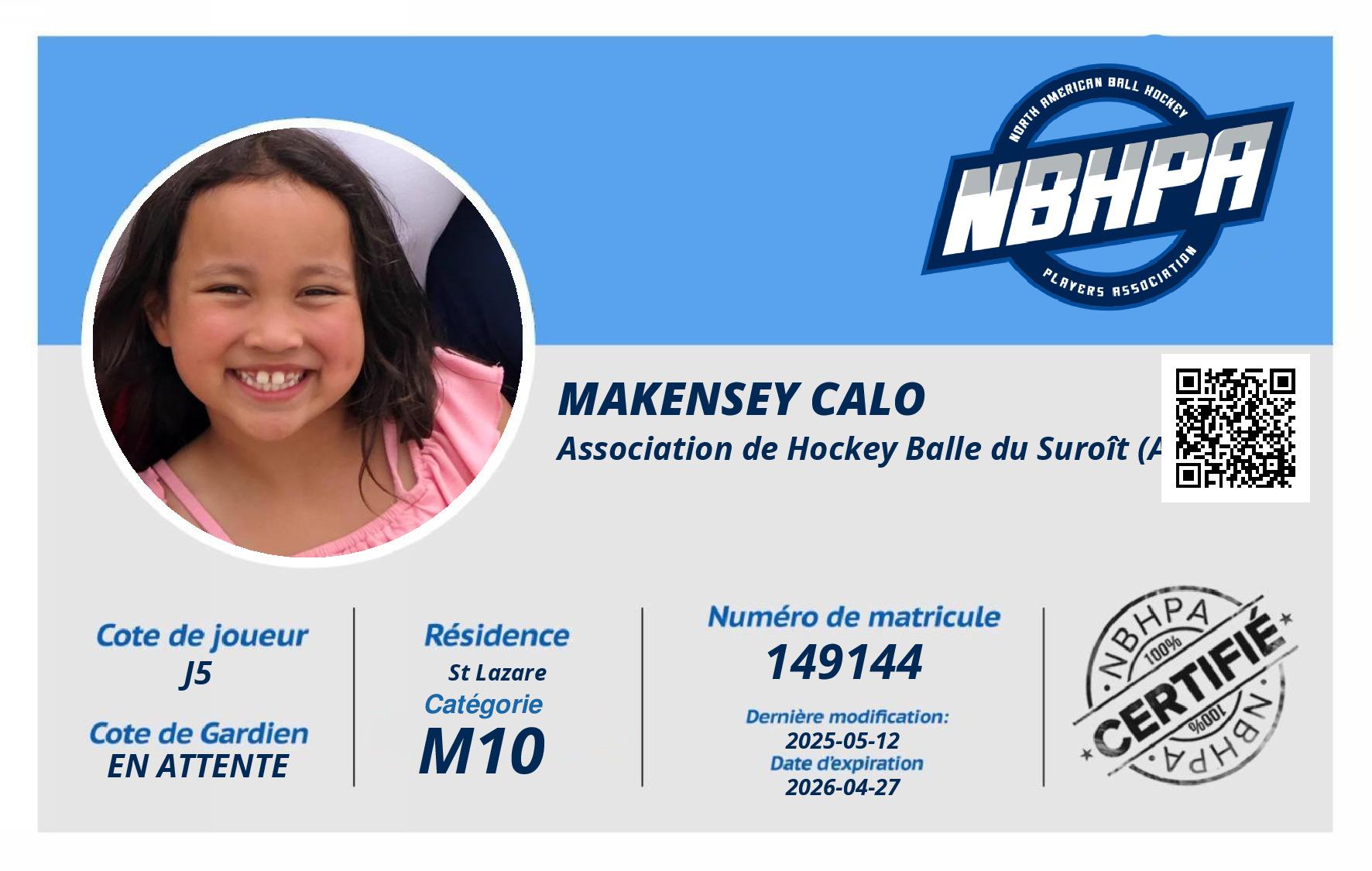 Makensey Calo