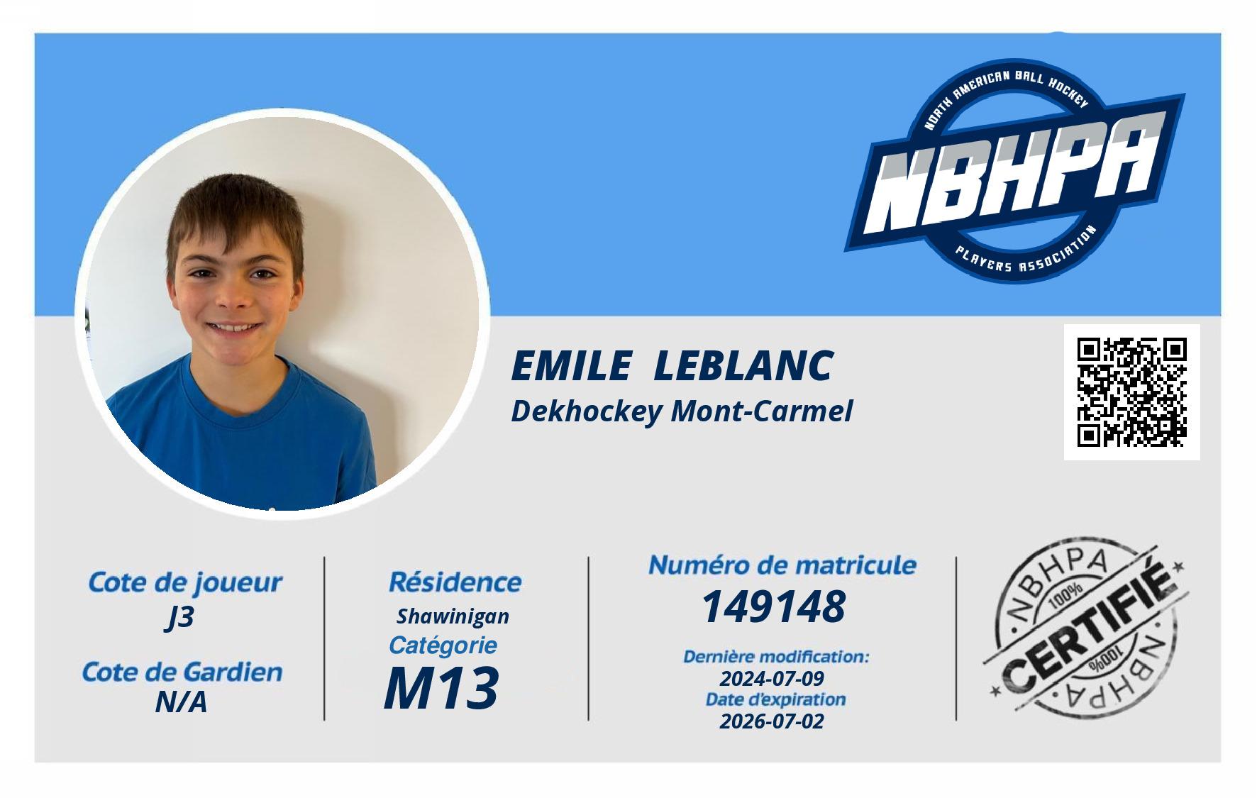 Emile  Leblanc