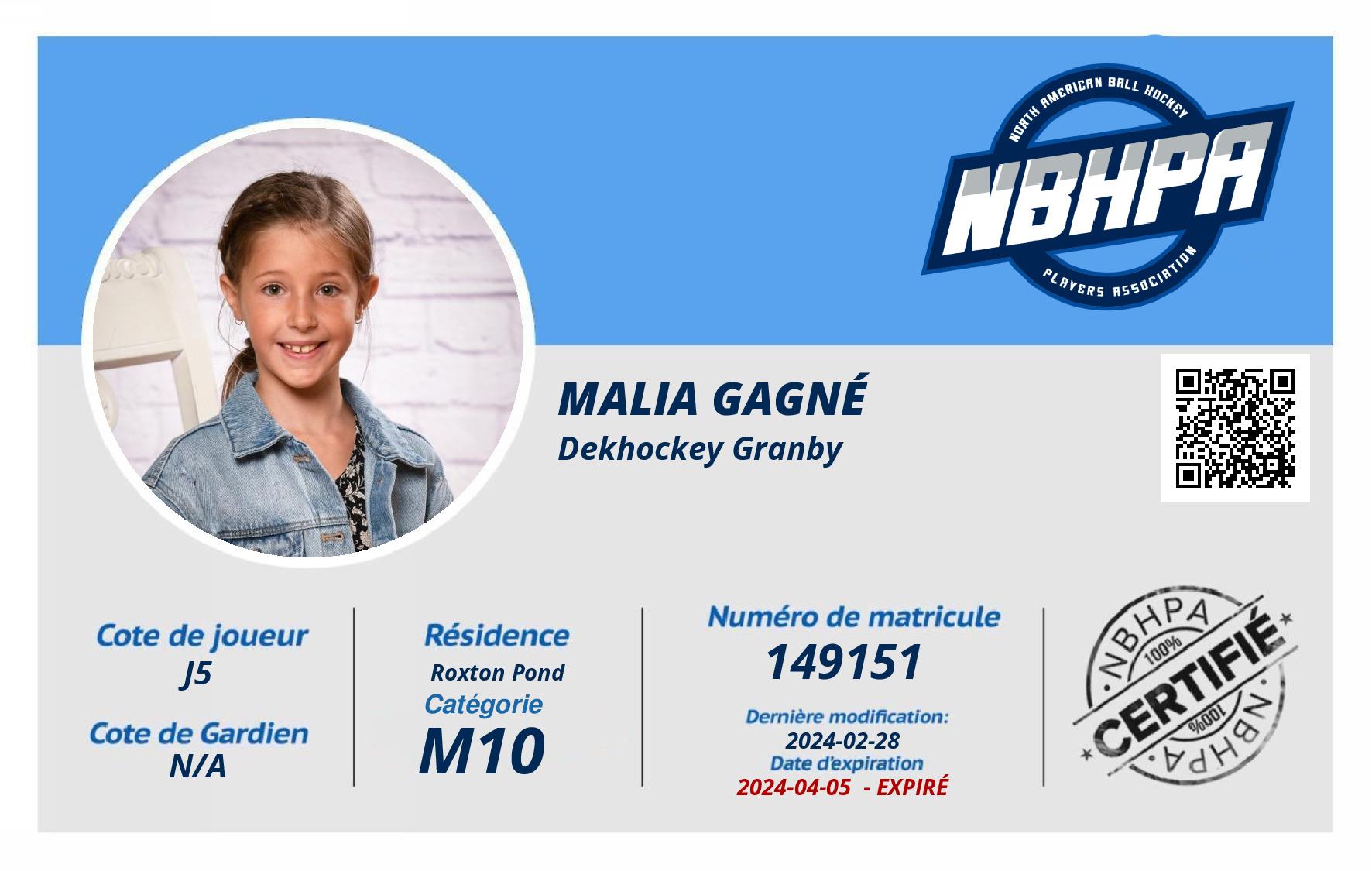 Malia Gagné