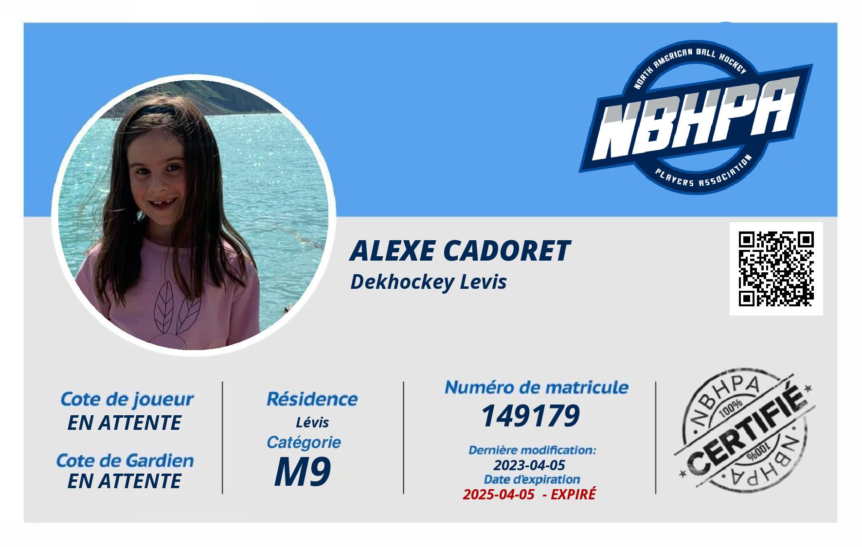 Alexe Cadoret