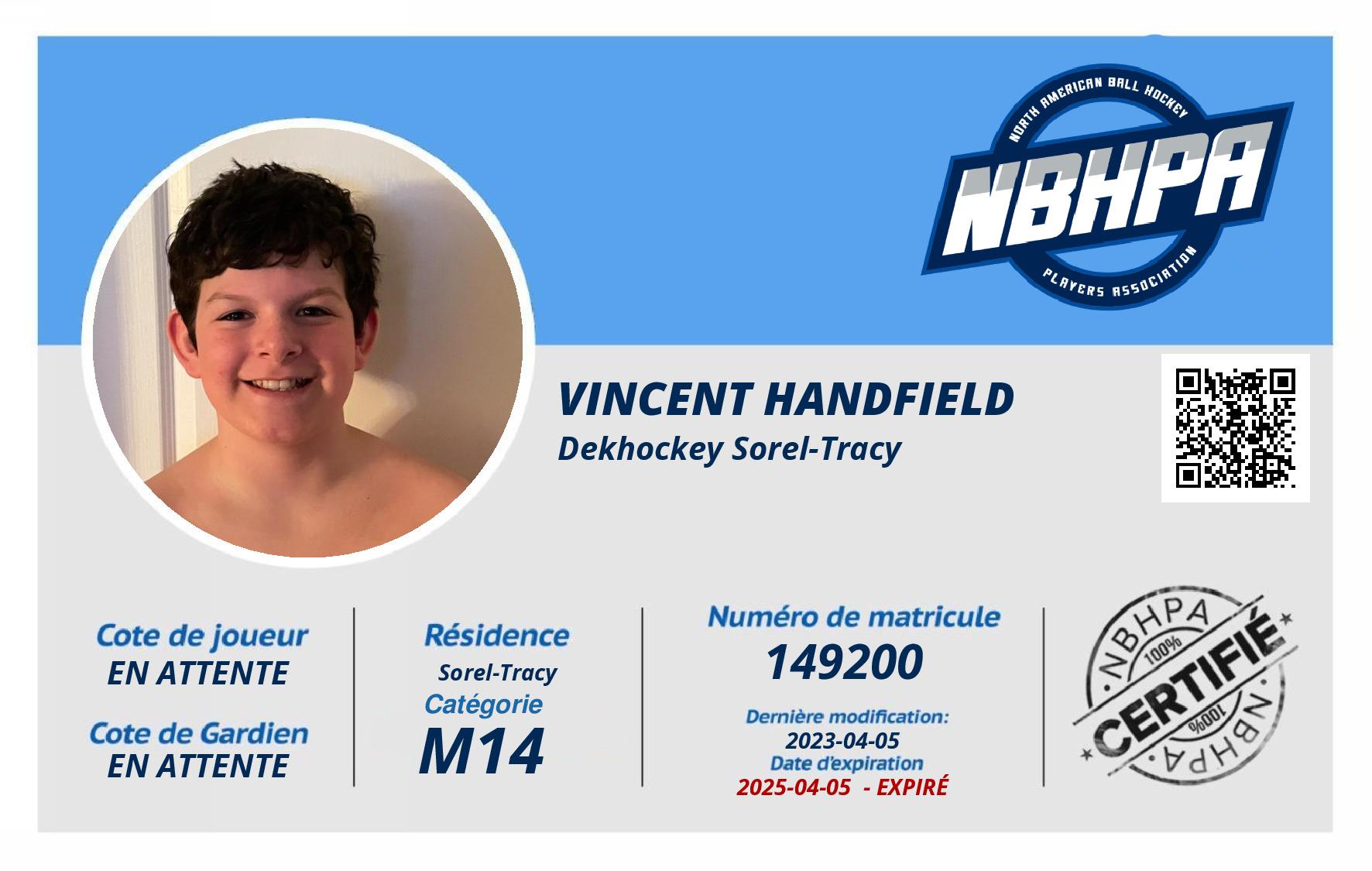 Vincent Handfield