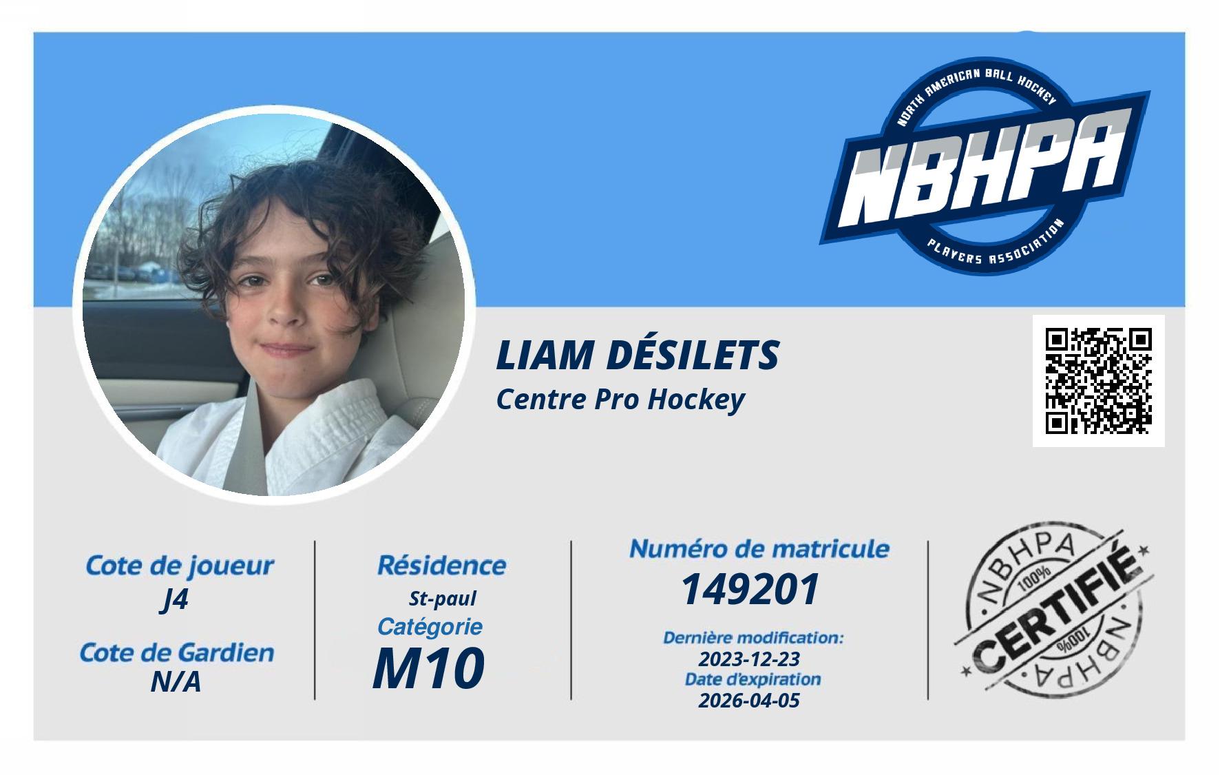 Liam Désilets 