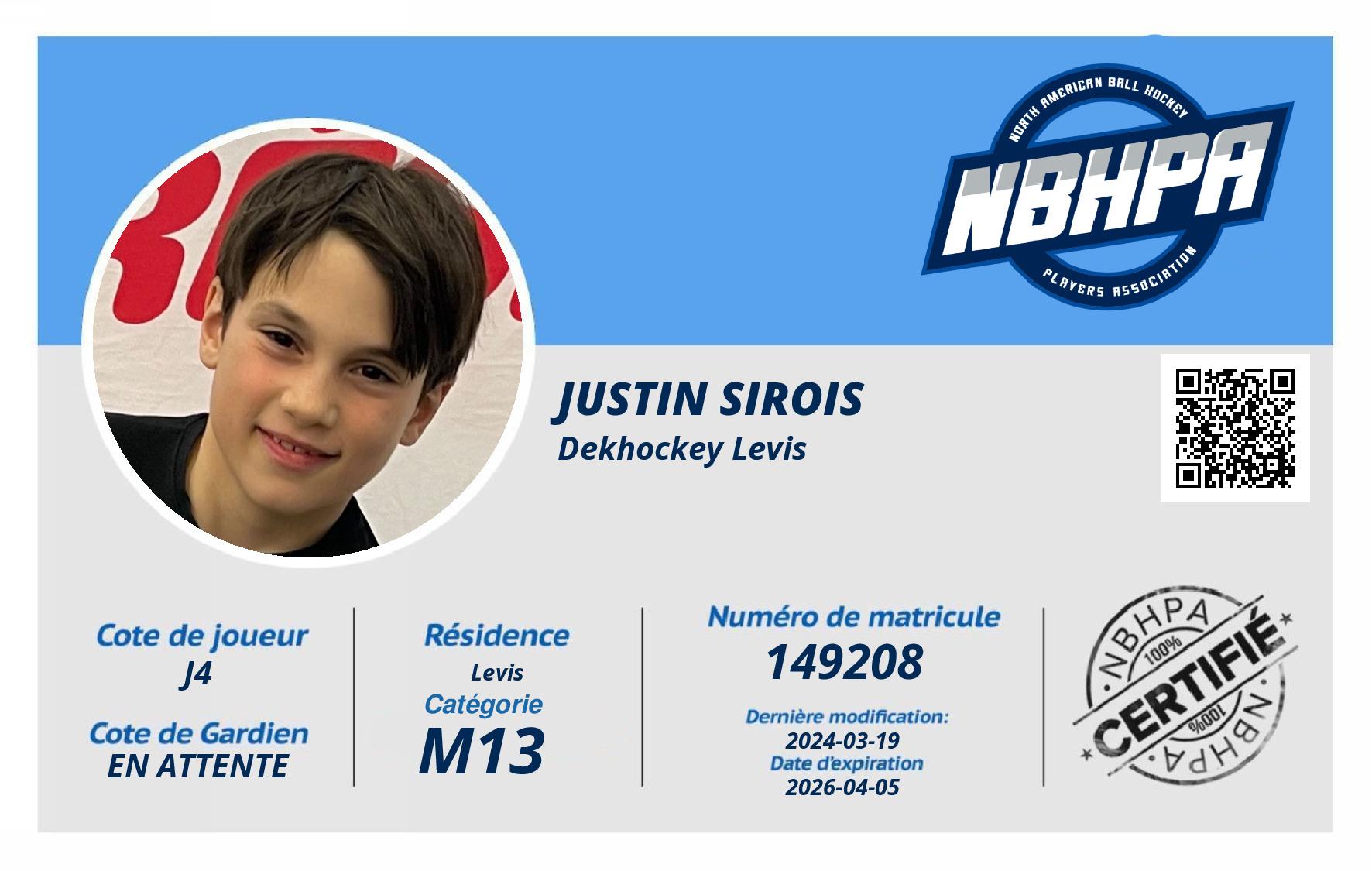 Justin Sirois