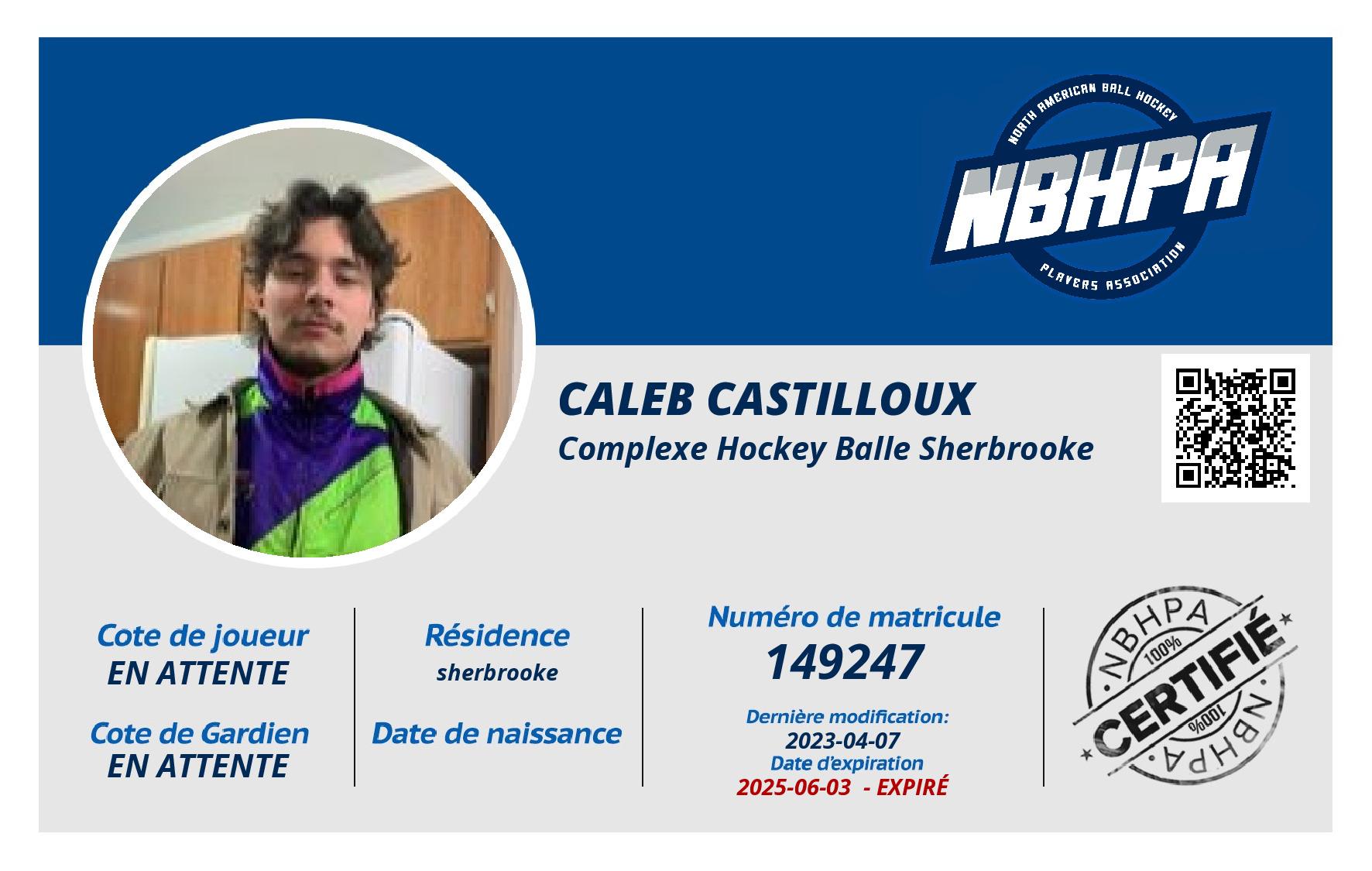 Caleb Castilloux