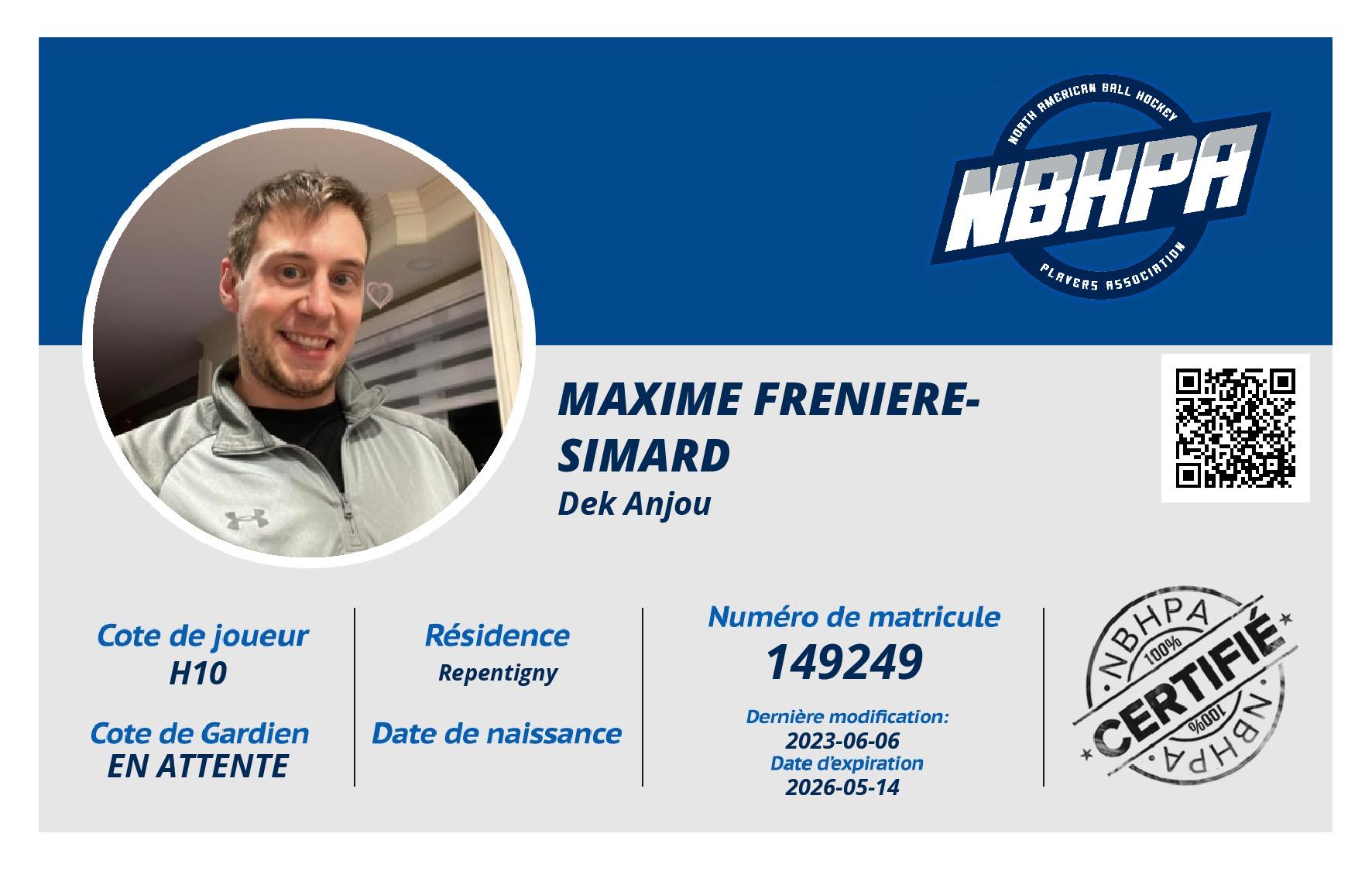 Maxime Freniere-Simard
