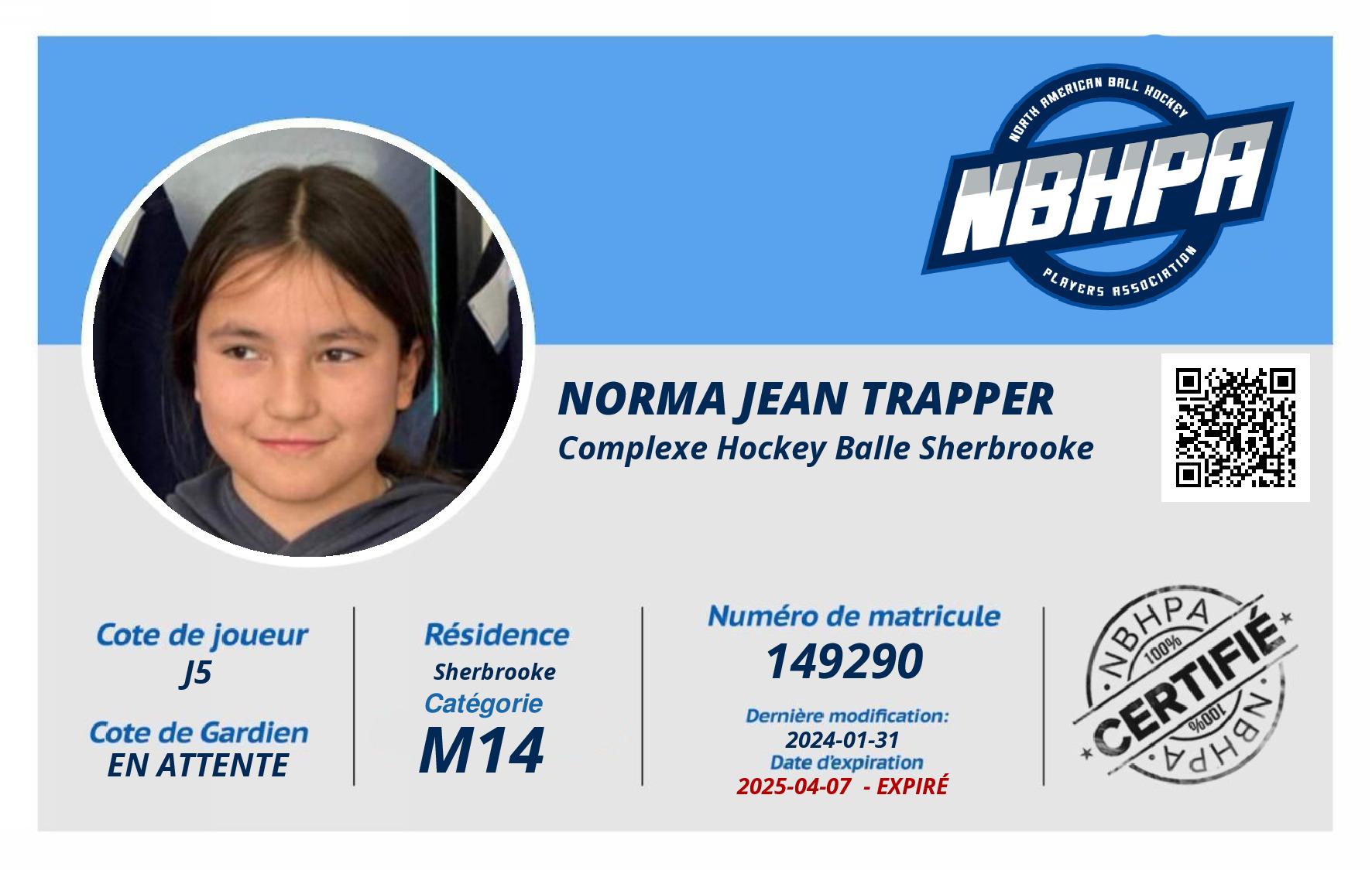 Norma Jean Trapper