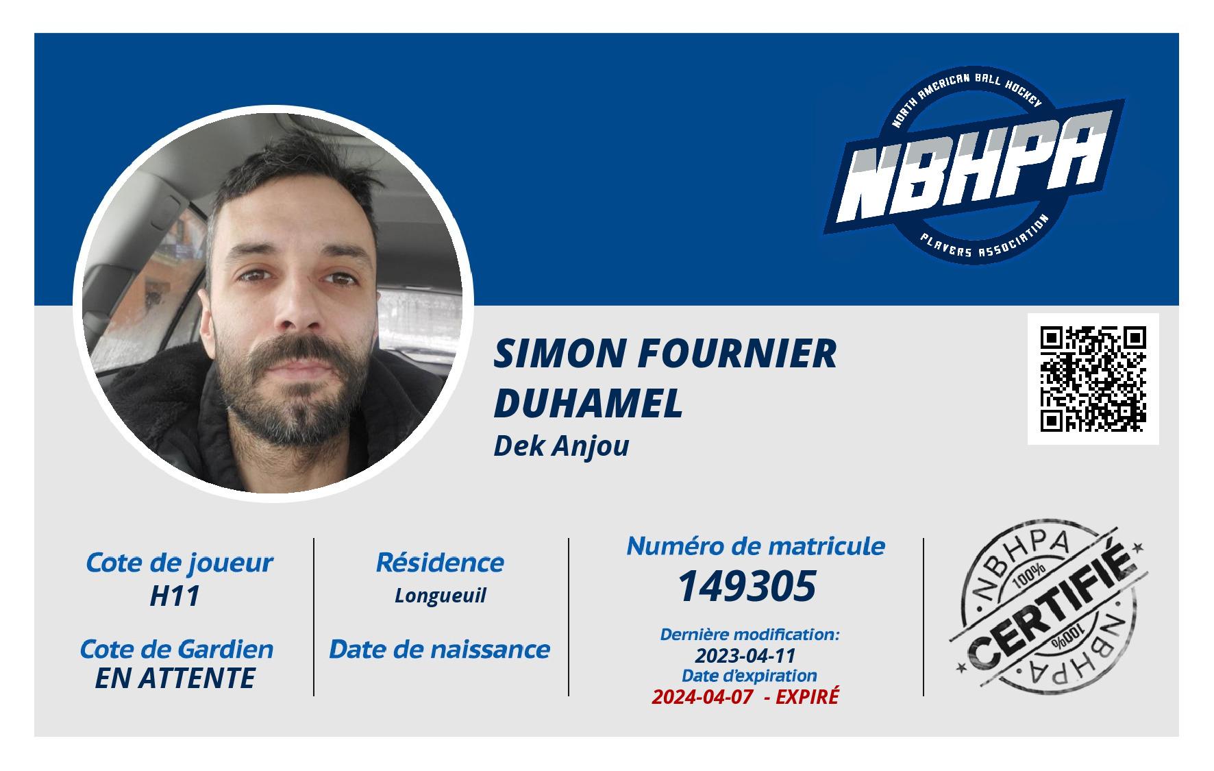 Simon Fournier duhamel 