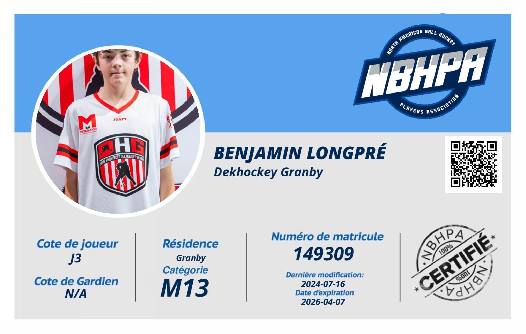 Benjamin Longpré