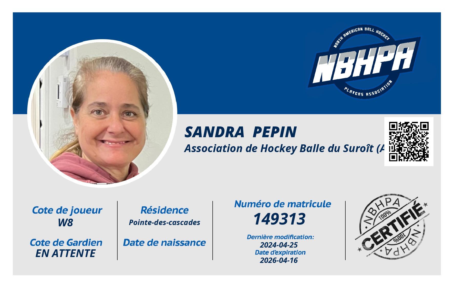Sandra  Pepin 