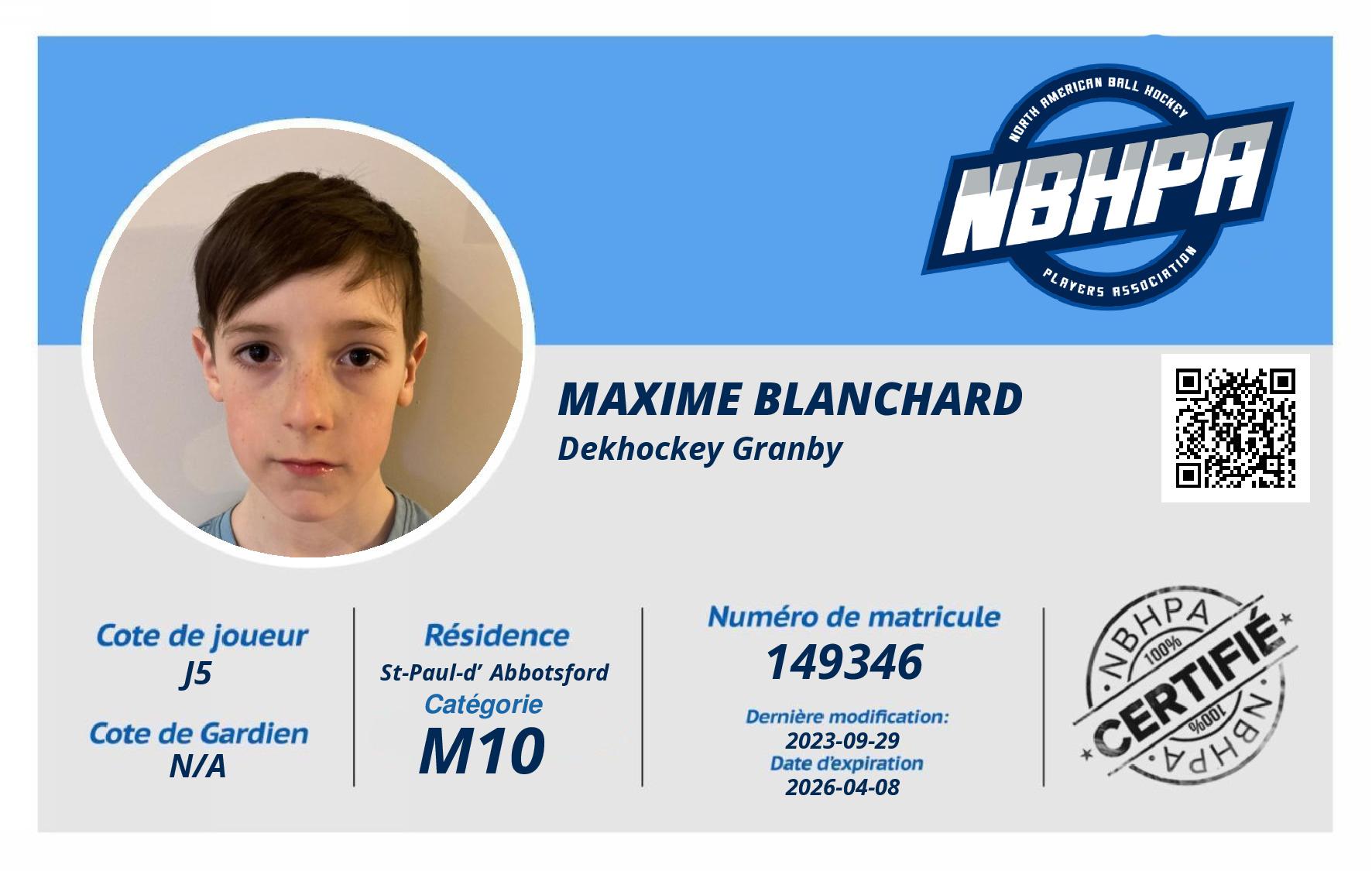 Maxime Blanchard