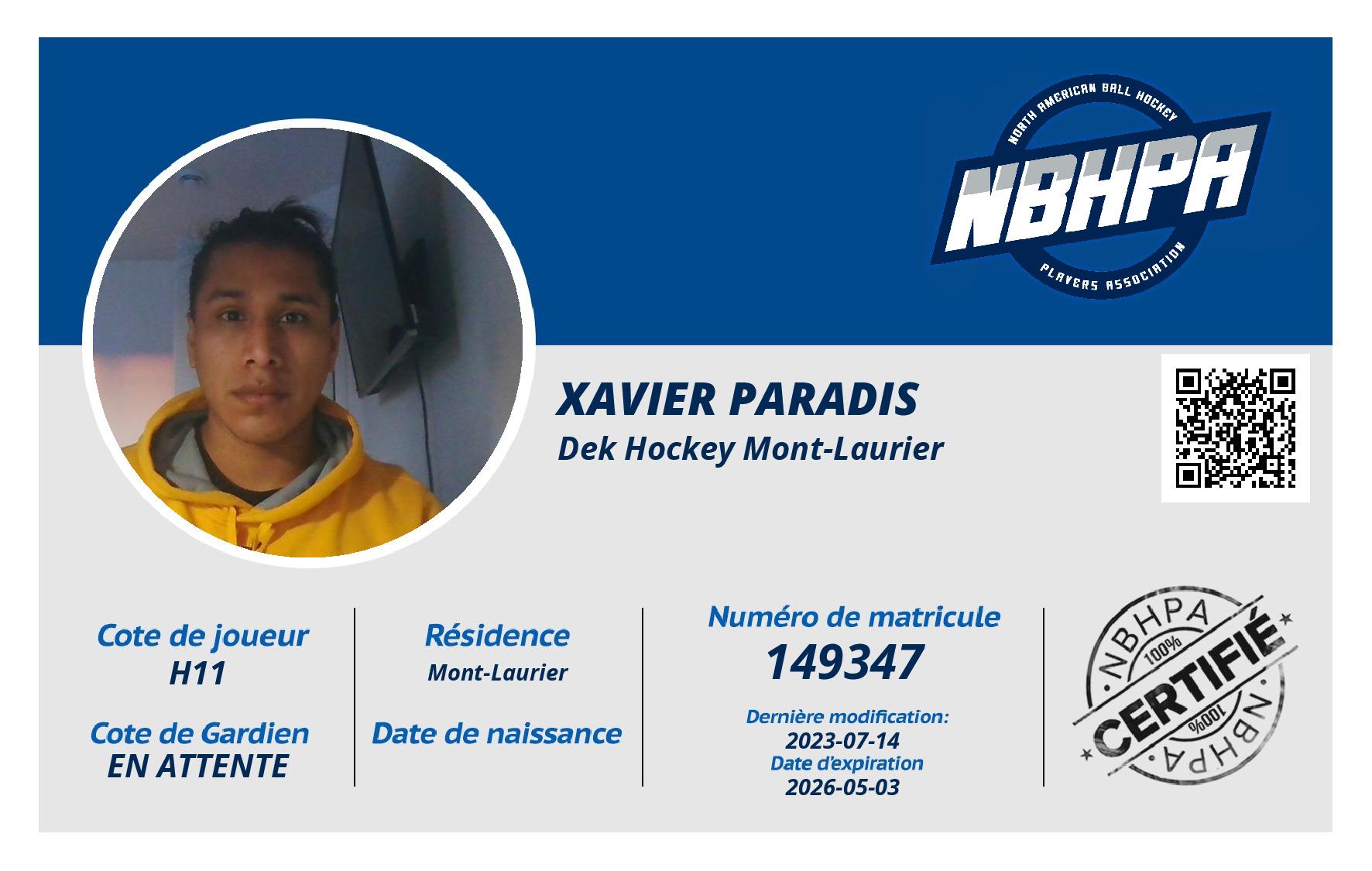 Xavier Paradis