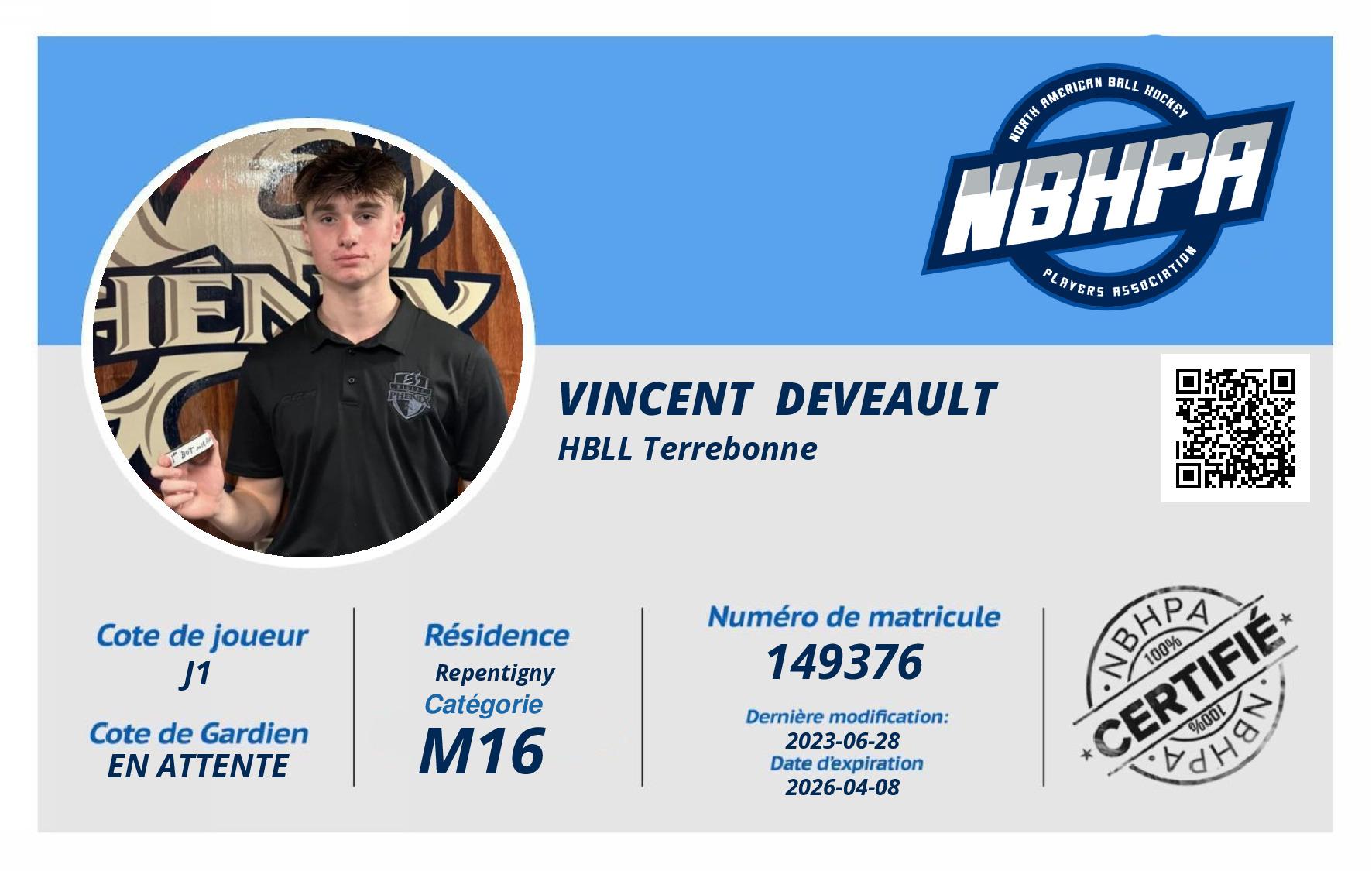 Vincent  Deveault 