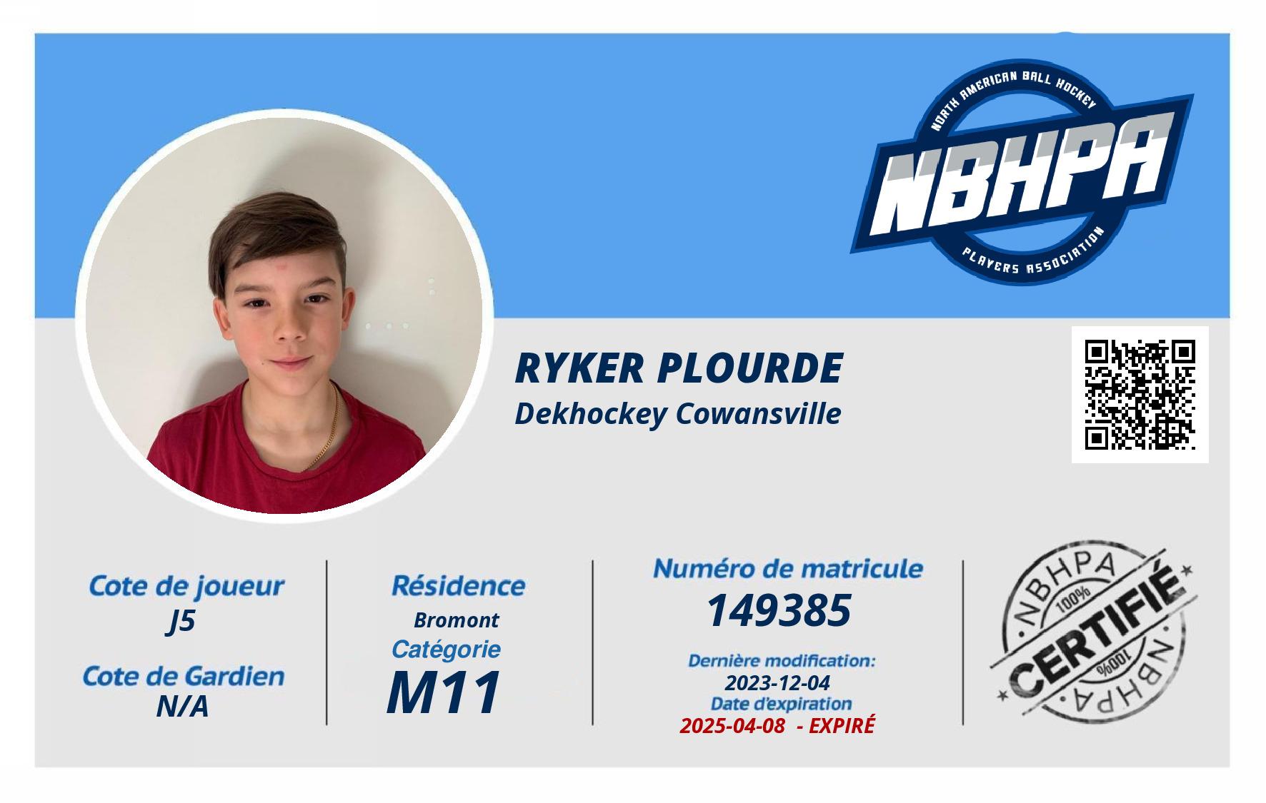 Ryker Plourde