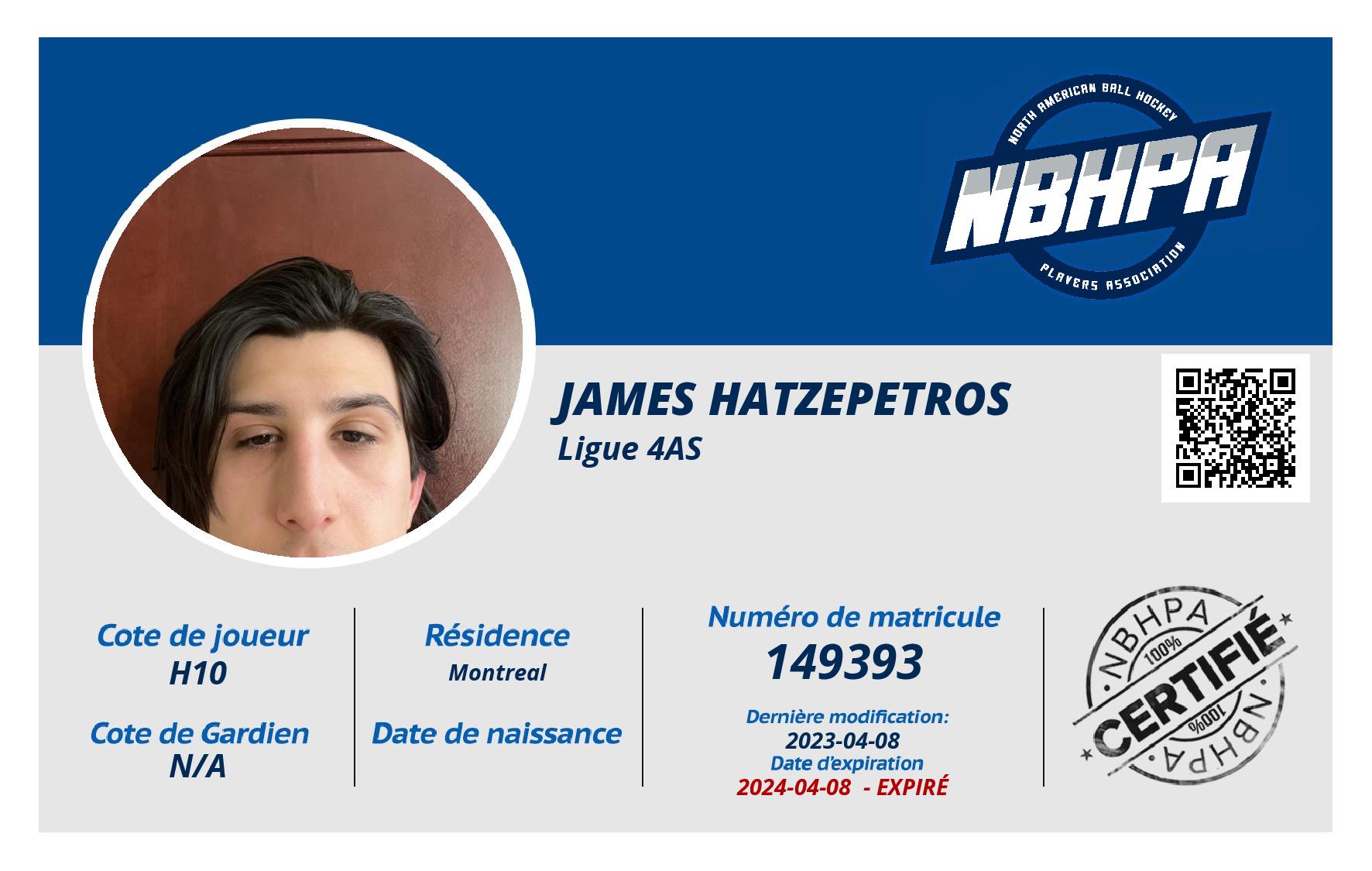 James Hatzepetros