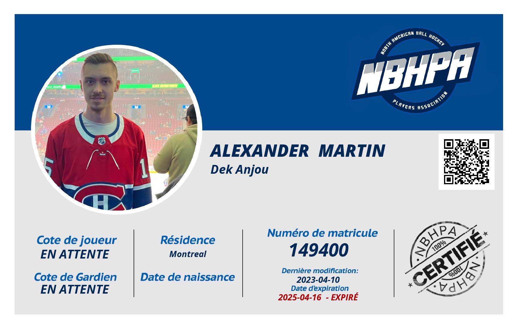 Alexander  Martin 