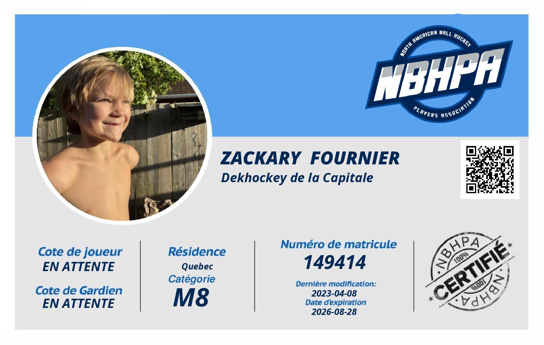 Zackary  Fournier 