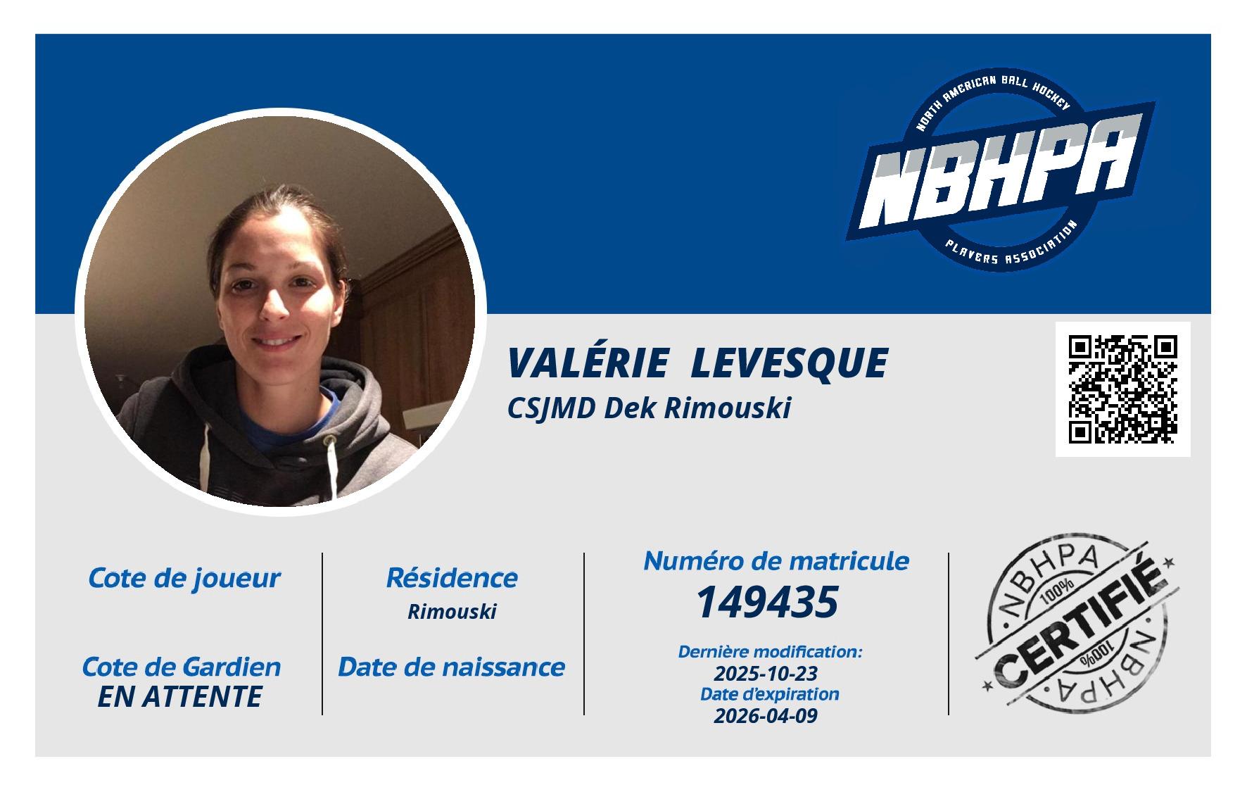 Valérie  Levesque 