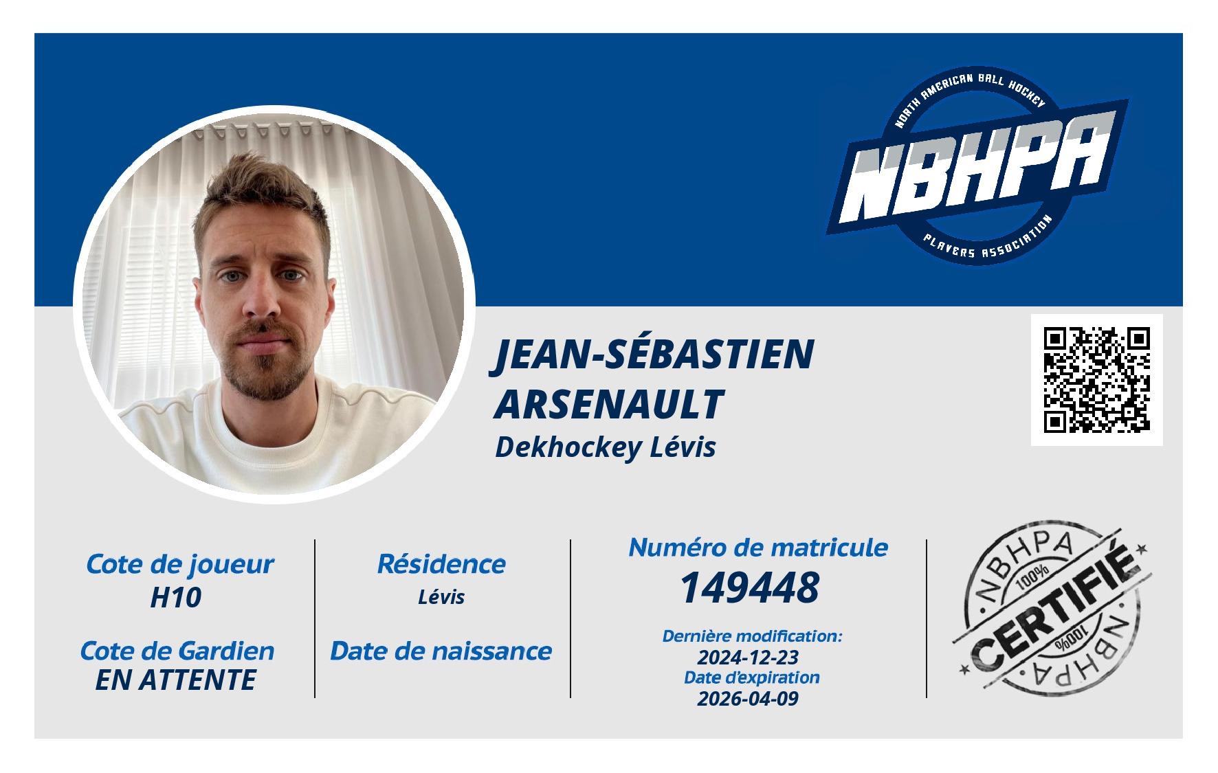 Jean-Sébastien  Arsenault 