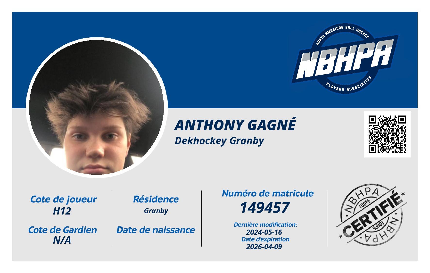 Anthony Gagné