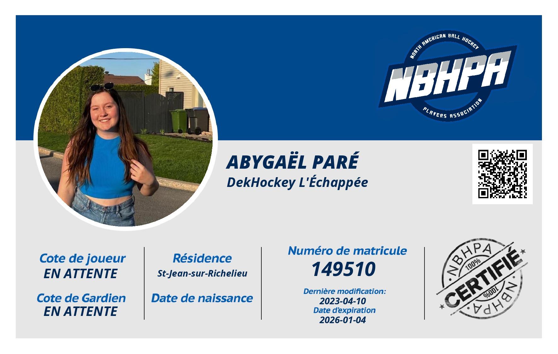 Abygaël Paré