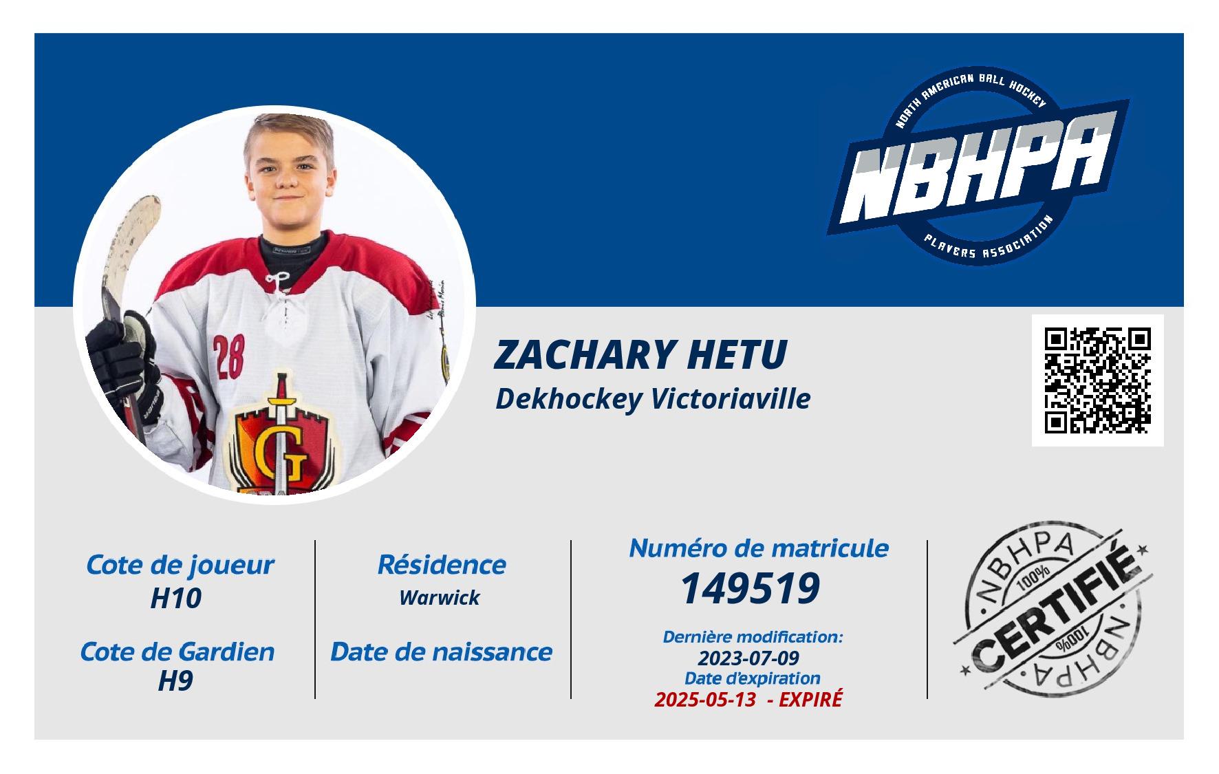 Zachary Hetu