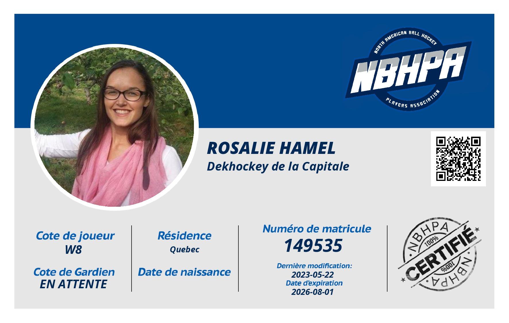 Rosalie Hamel