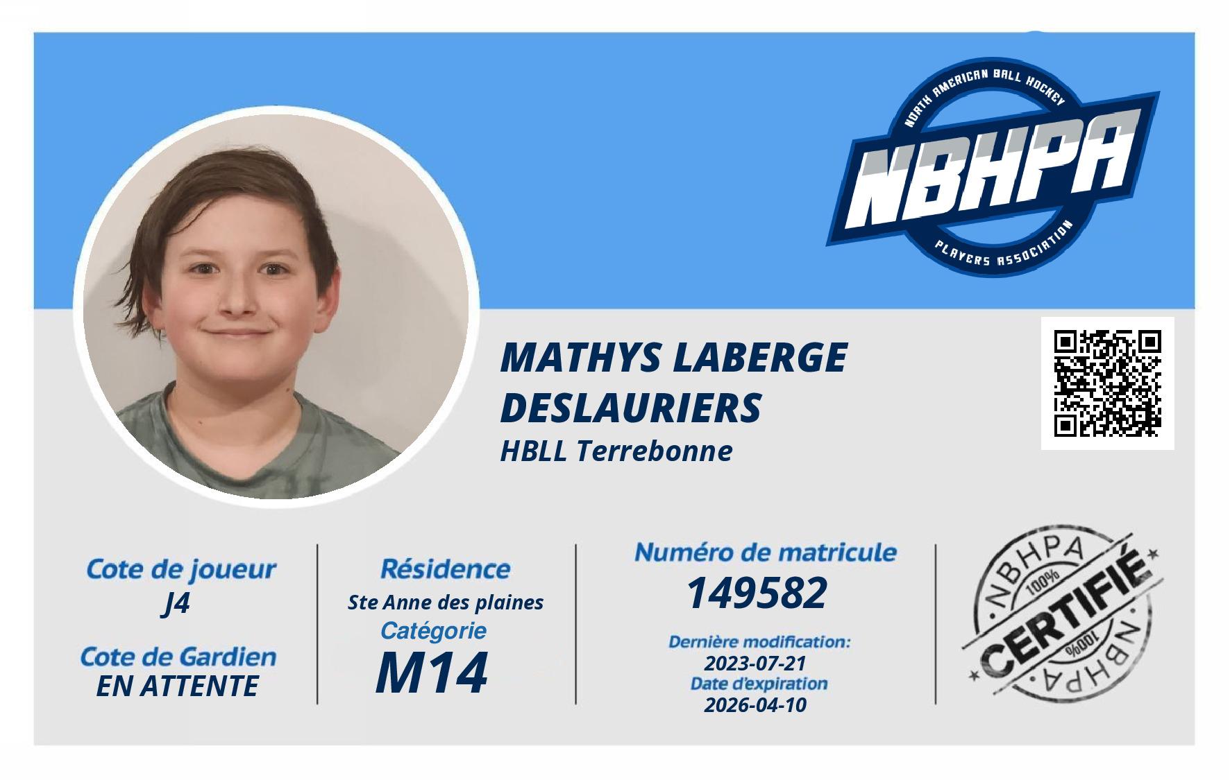 Mathys Laberge Deslauriers