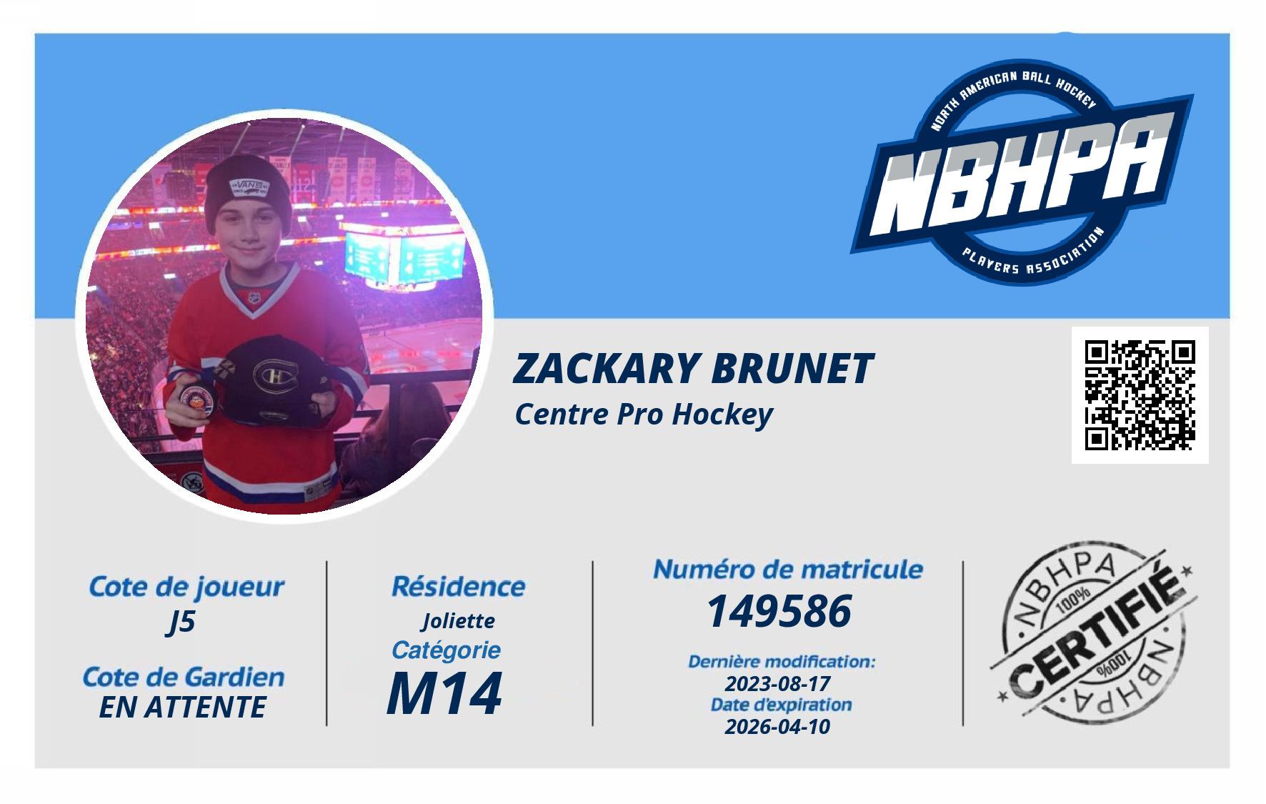 Zackary Brunet