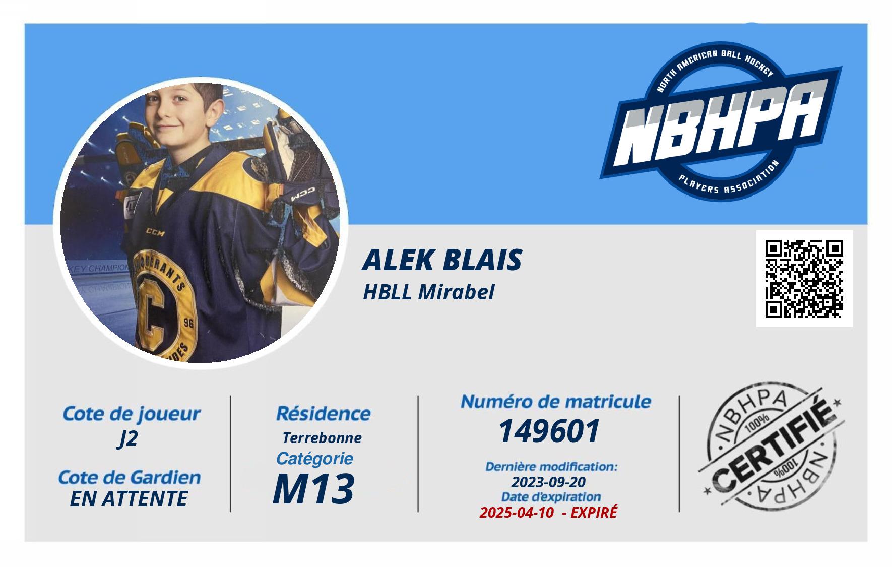 Alek Blais