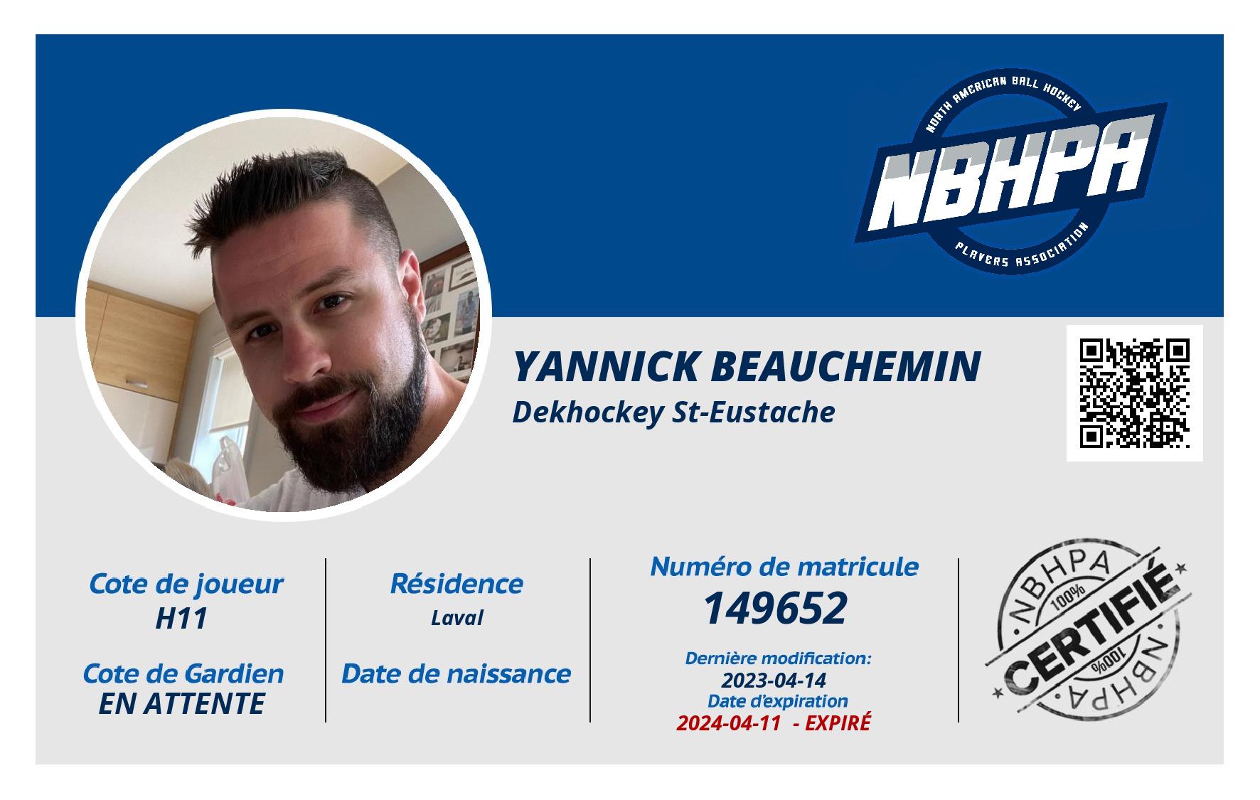 Yannick Beauchemin