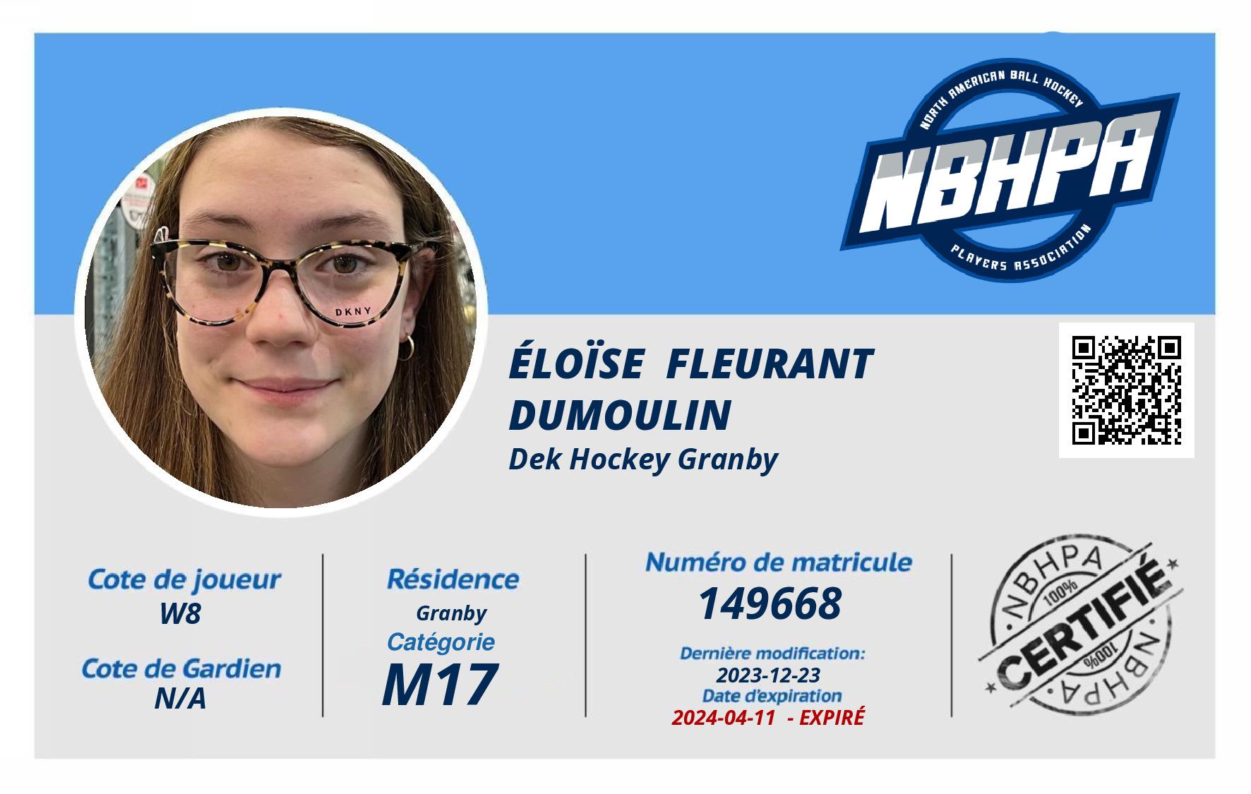 Éloïse  Fleurant Dumoulin 