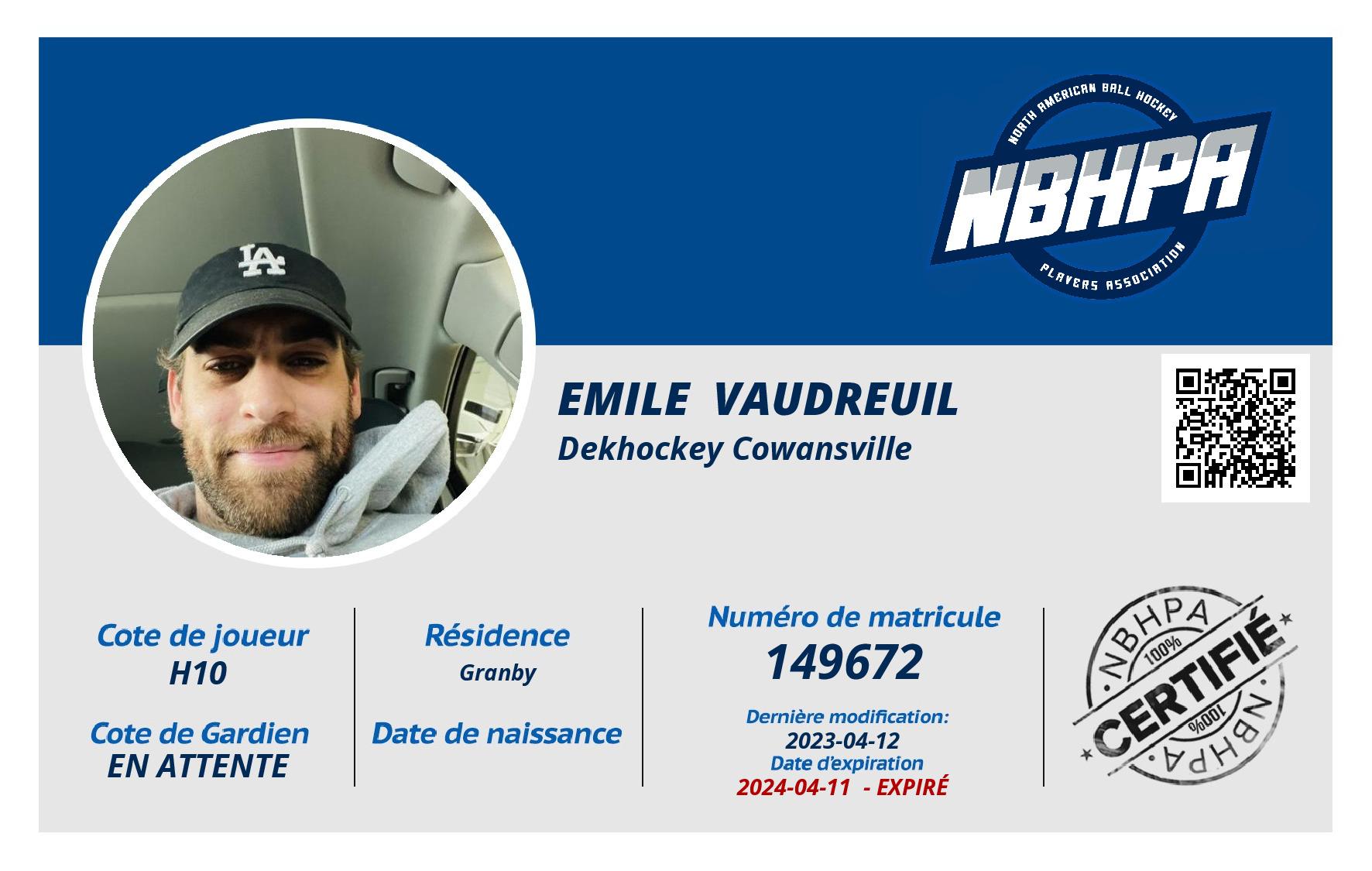 Emile  Vaudreuil 