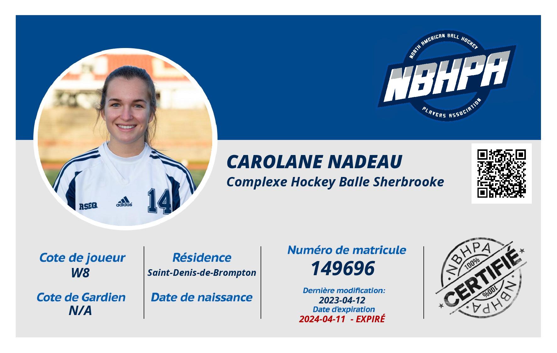Carolane Nadeau