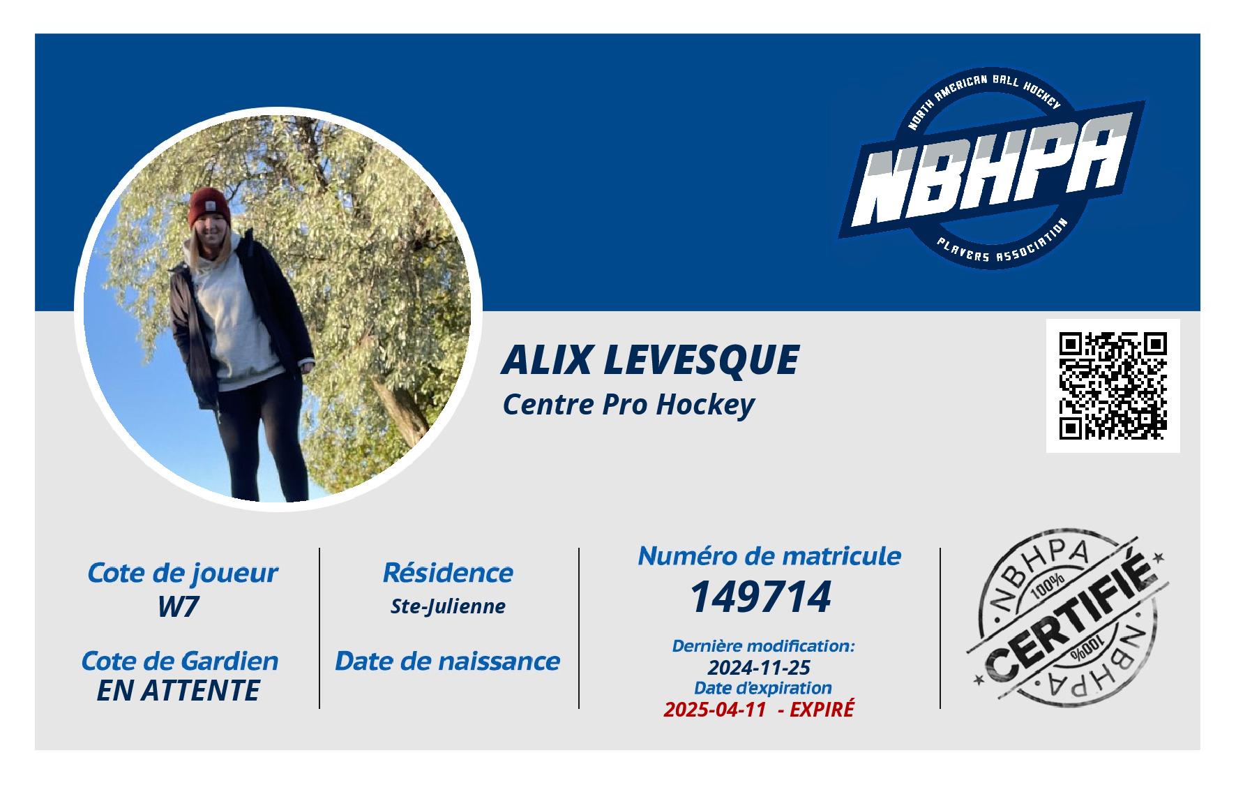 Alix Levesque 