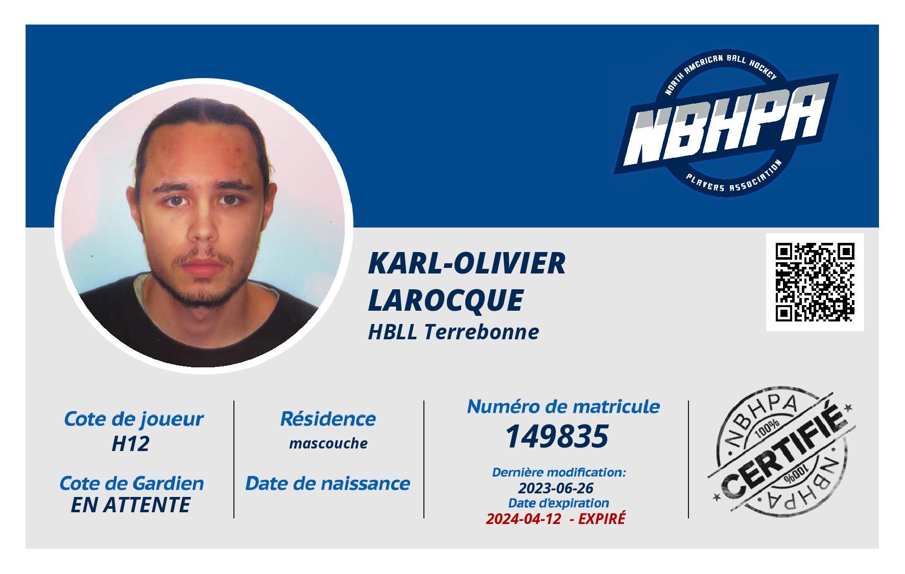 Karl-Olivier Larocque